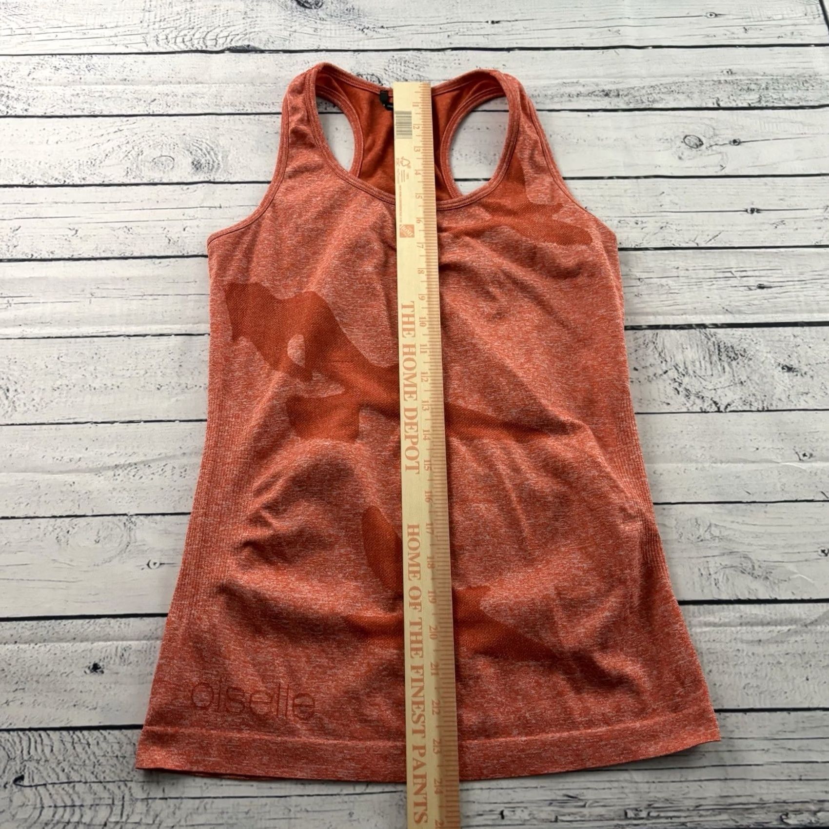 Logo 7 Oiselle Bird Logo Racerback Athletic Tank Top Women's S Orange Tank Racerback Bird Logo Shirt Womens S Orange Size S / US 4 / IT 40 - 4 Thumbnail