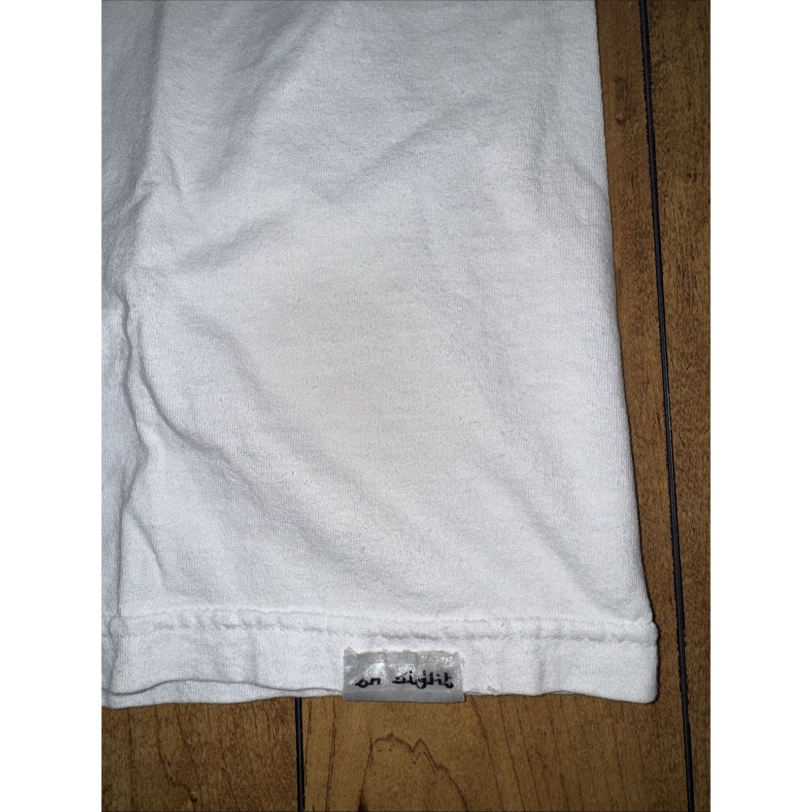 Band Tees × Vintage Vintage Osama Bin Laden Face T-Shirt White XL 22x29 Size US XL / EU 56 / 4 - 3 Thumbnail