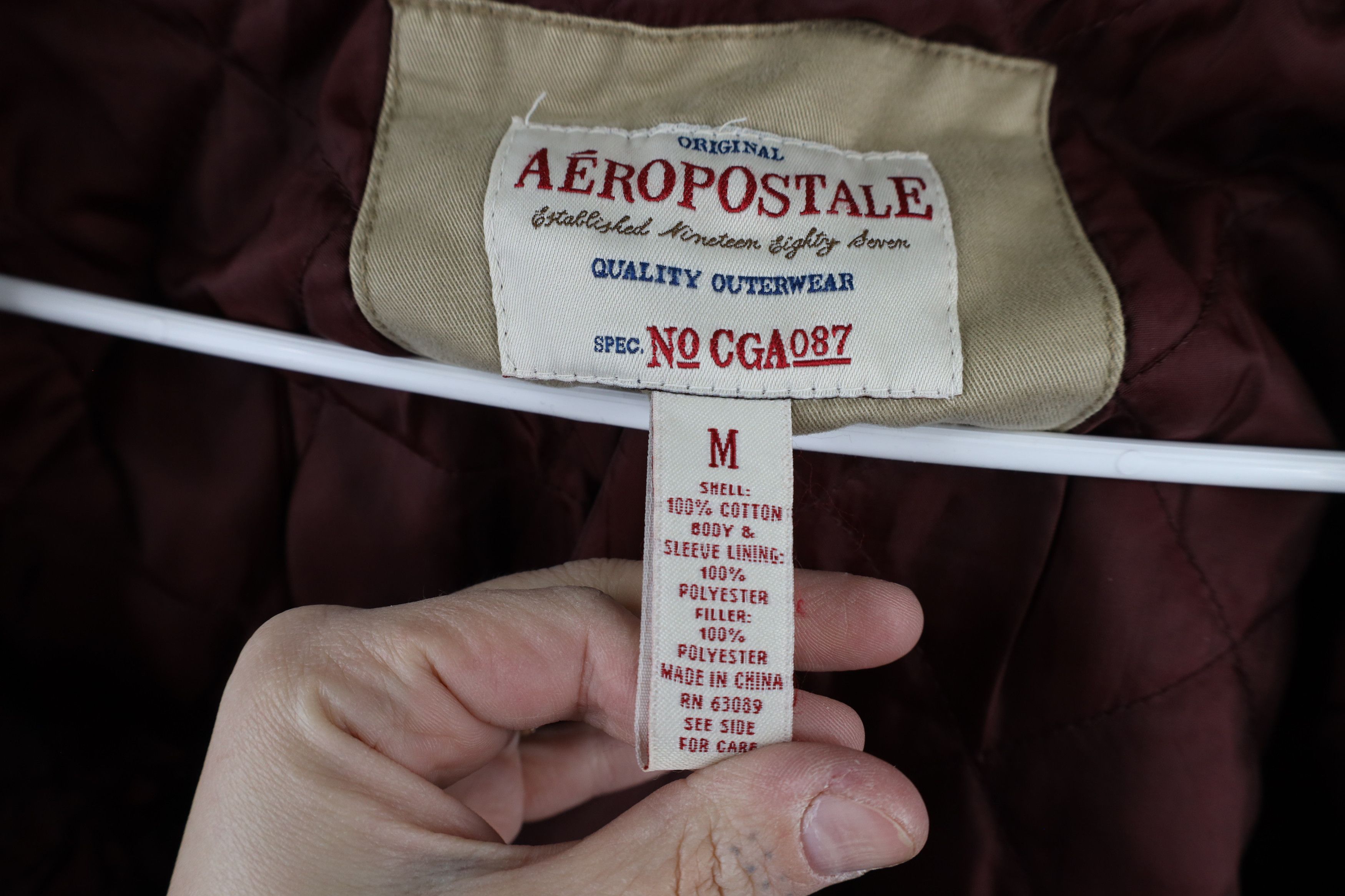 Aeropostale × Vintage Vintage 90s Y2K Aeropostale Quilted Military Field Jacket Size US M / EU 48-50 / 2 - 11 Thumbnail