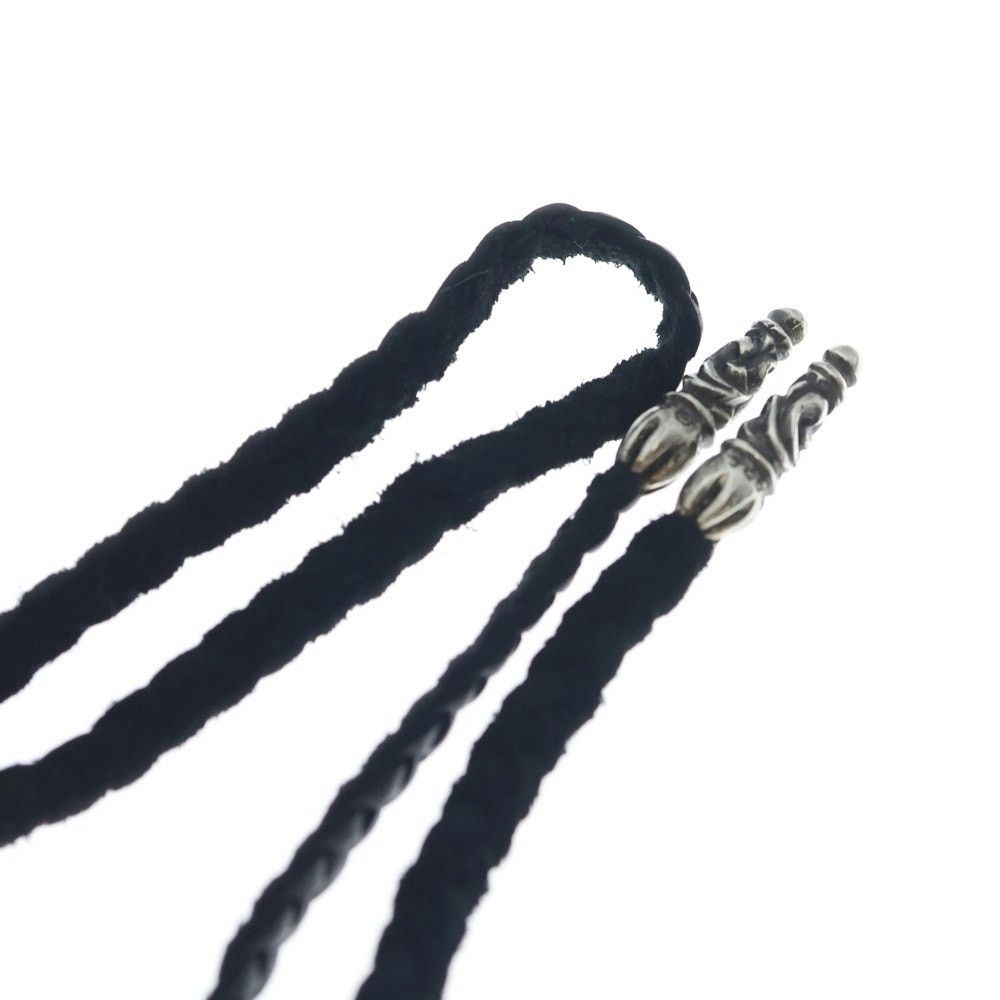 Chrome Hearts Chrome Hearts Leather Braid Scroll Necklace Size ONE SIZE - 6 Thumbnail