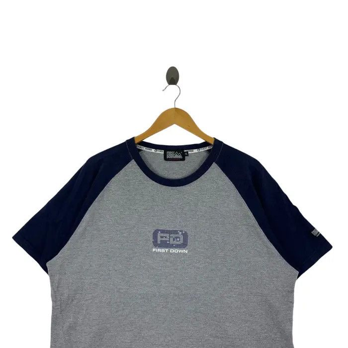 Vintage Vintage FIRST DOWN USA Box Logo Outdoor Tee Shirt Top Size US XXL / EU 58 / 5 - 2 Thumbnail