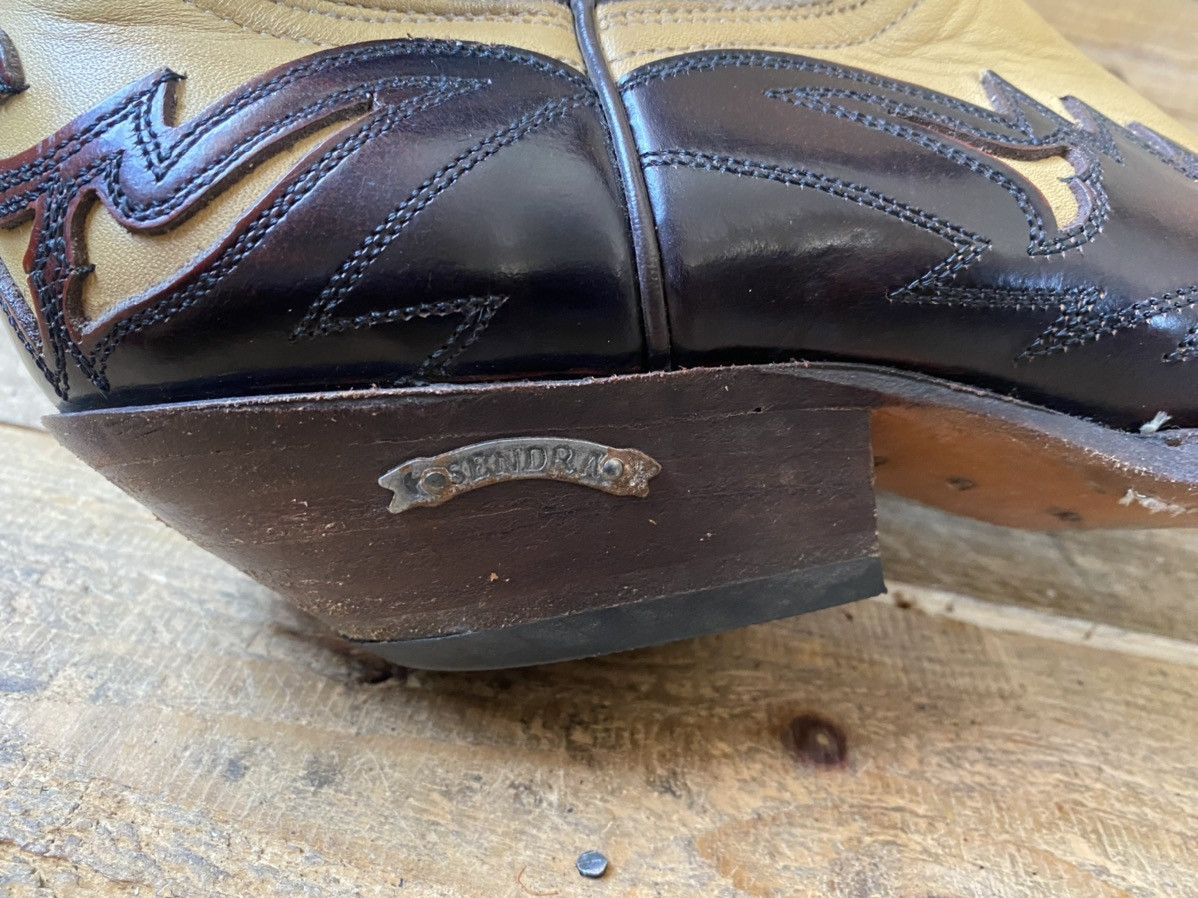 Cowboy Equipment Sendra western riding cowboy floral boots sz 42 Size US 8.5 / EU 41-42 - 12 Thumbnail