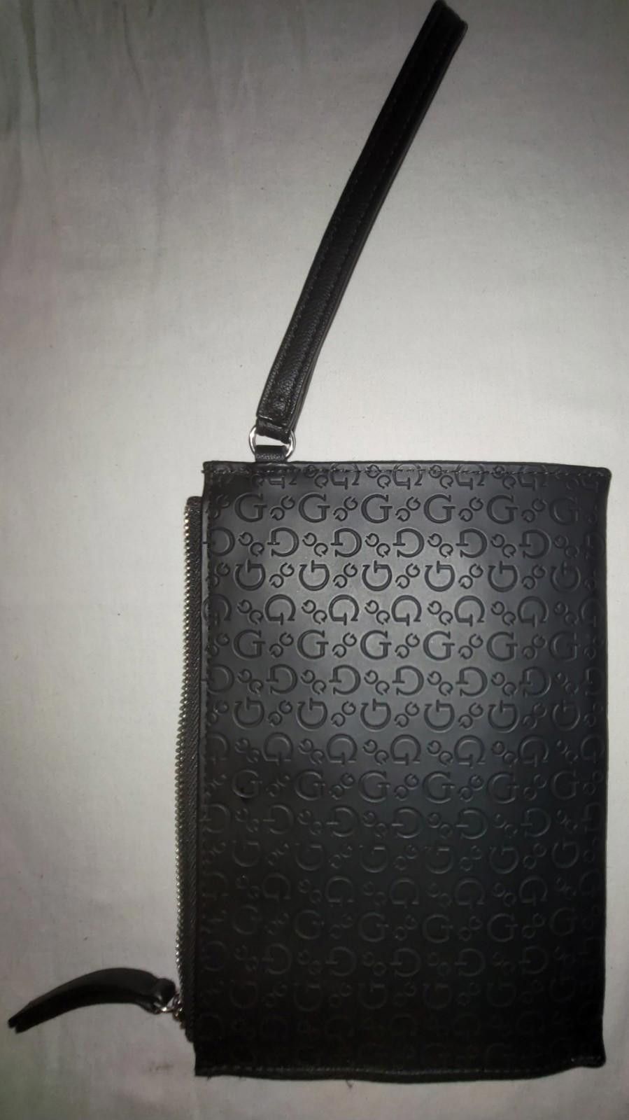 Guess GUESS pleather pouch black Size ONE SIZE - 2 Thumbnail