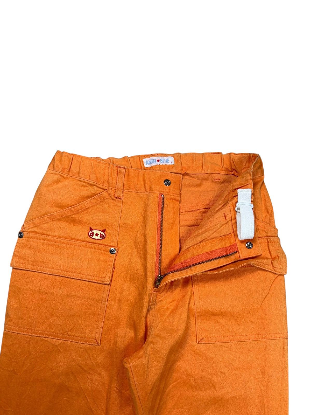 Hysteric Glamour 2000s Angel Blue - Flared Orange Pants Size US 28 / EU 44 - 6 Thumbnail