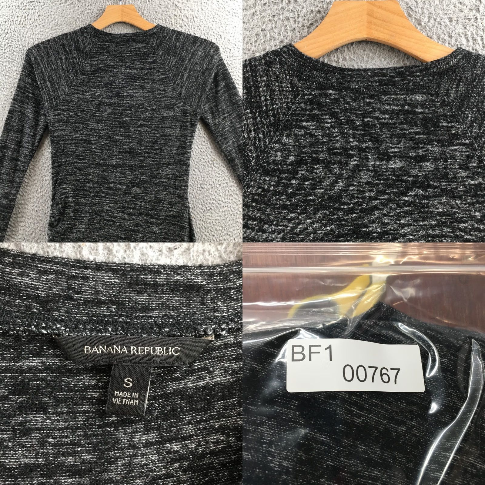 Banana Republic Banana Republic Dress Womens Small Black Crew Neck Long Sleeves Pullover Midi Size S / US 4 / IT 40 - 8 Thumbnail
