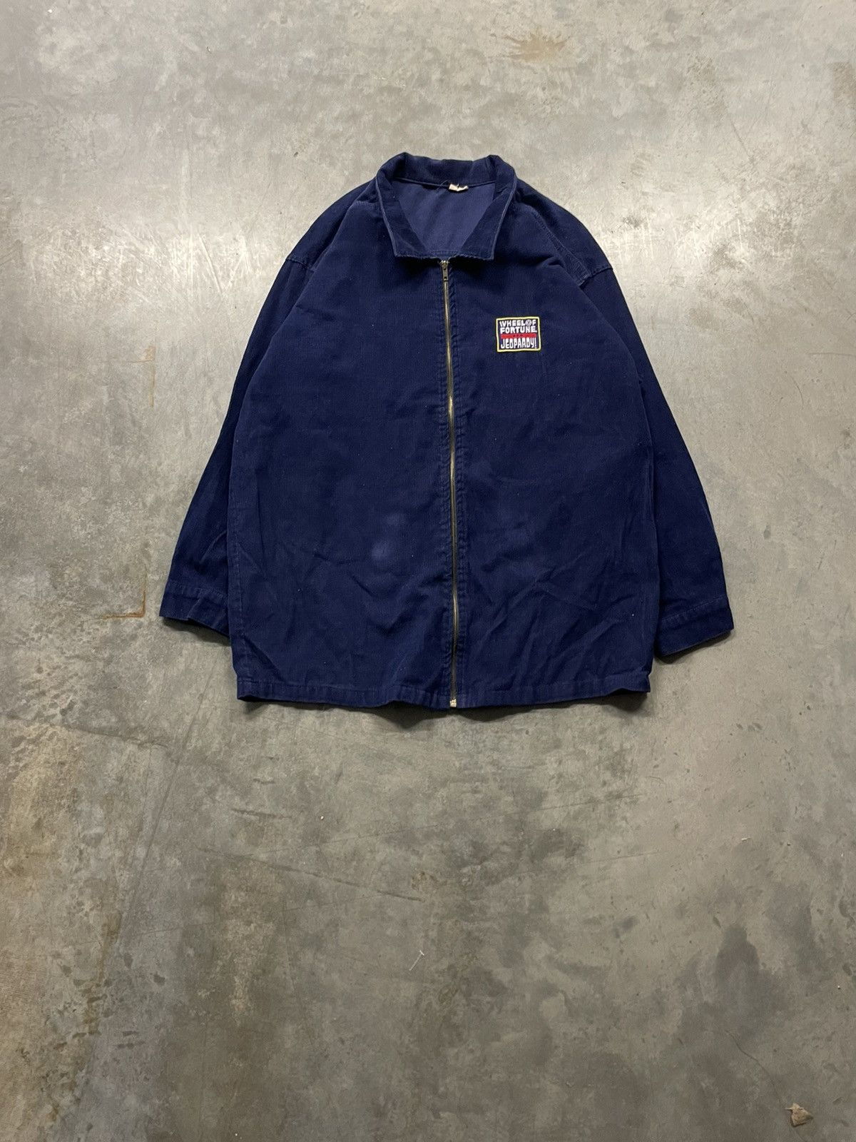 Vintage Wheel Of Fortune Jeopardy Corduroy Jackey