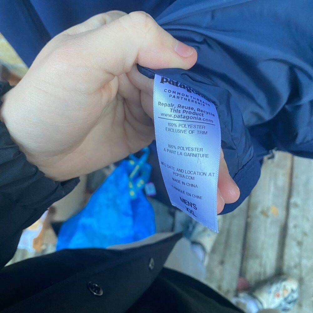 Patagonia 2014 Patagonia Parka Jacket XXL Blue Polyester Long Coat Size US XXL / EU 58 / 5 - 6 Thumbnail