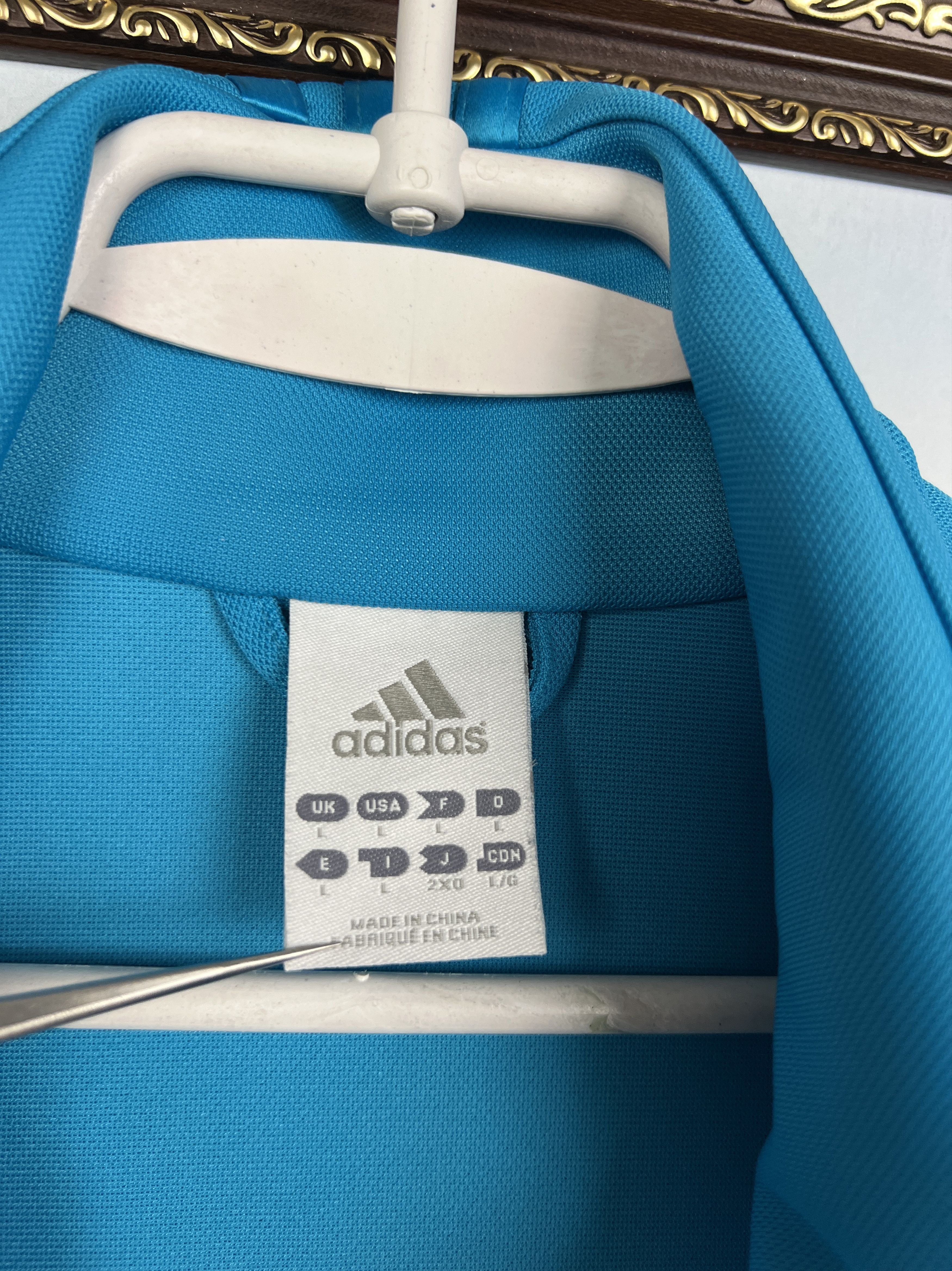 Adidas Vintage Adidas Real Madrid Football Jacket Soccer Track Top Size US L / EU 52-54 / 3 - 7 Thumbnail