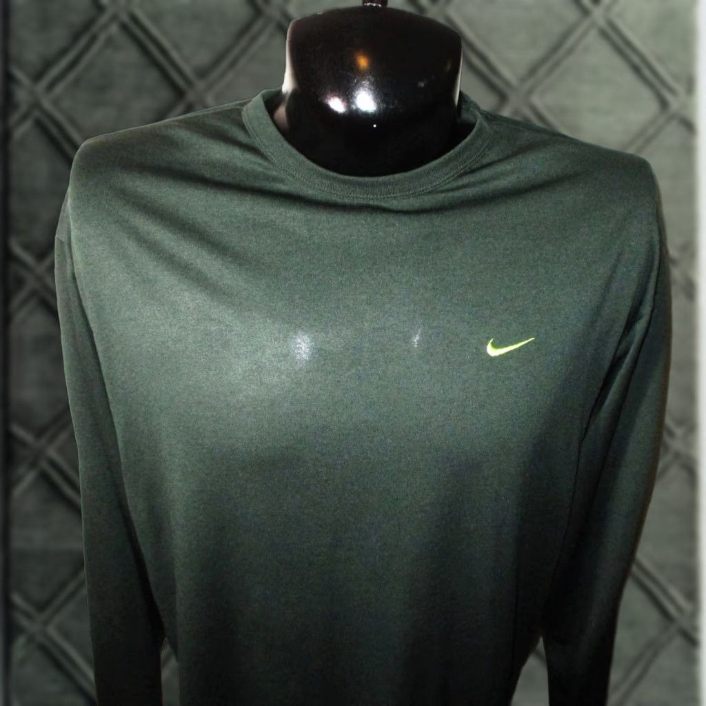 Nike Nike Dri-Fit Black Long Sleeve Crew Compression Top Men's L NEW Size US L / EU 52-54 / 3 - 1 Thumbnail