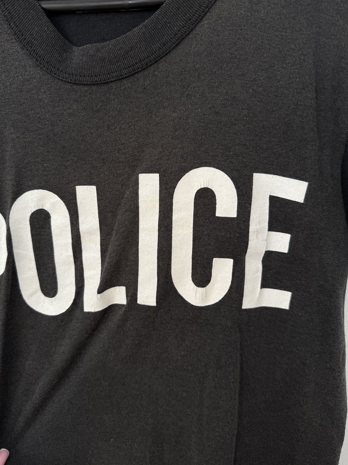 Vintage Vintage Police Polizei T-Shirt Kanye West Size US S / EU 44-46 / 1 - 5 Thumbnail