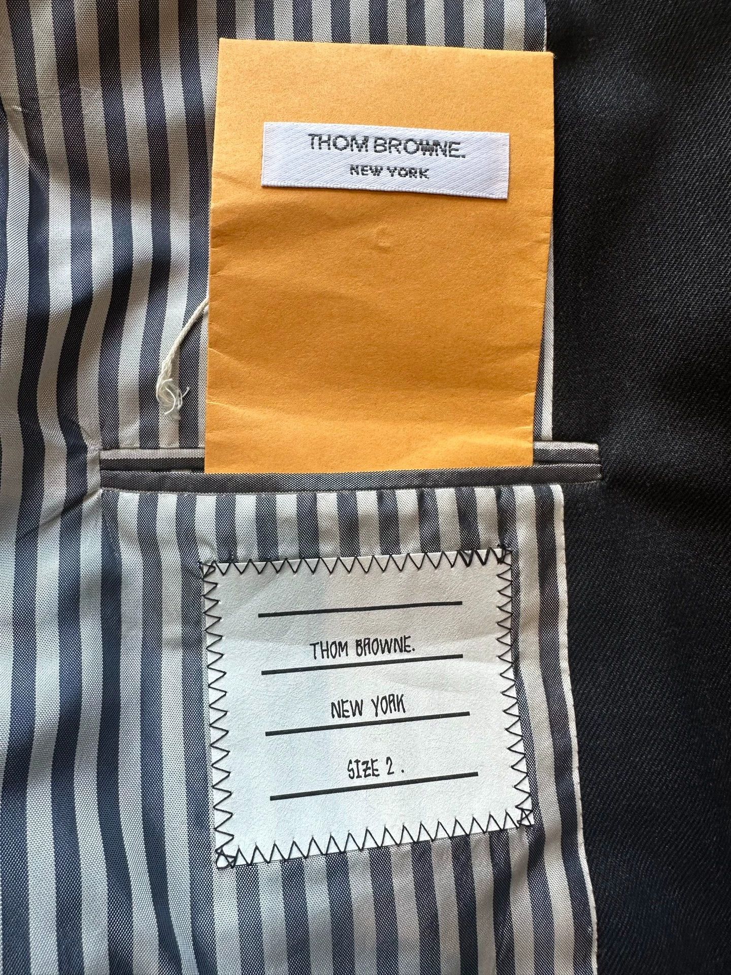 Thom Browne Thom Browne Classic Solid Charcoal Slim Fit Suit Size 2 Size US M / EU 48-50 / 2 - 3 Thumbnail