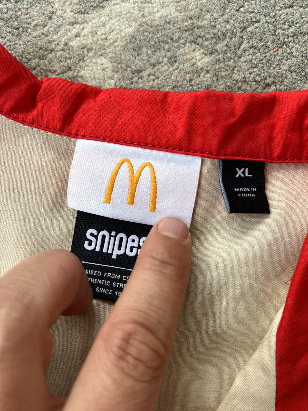 Snipes Snipes McDonald's Shirt Size US XL / EU 56 / 4 - 5 Thumbnail