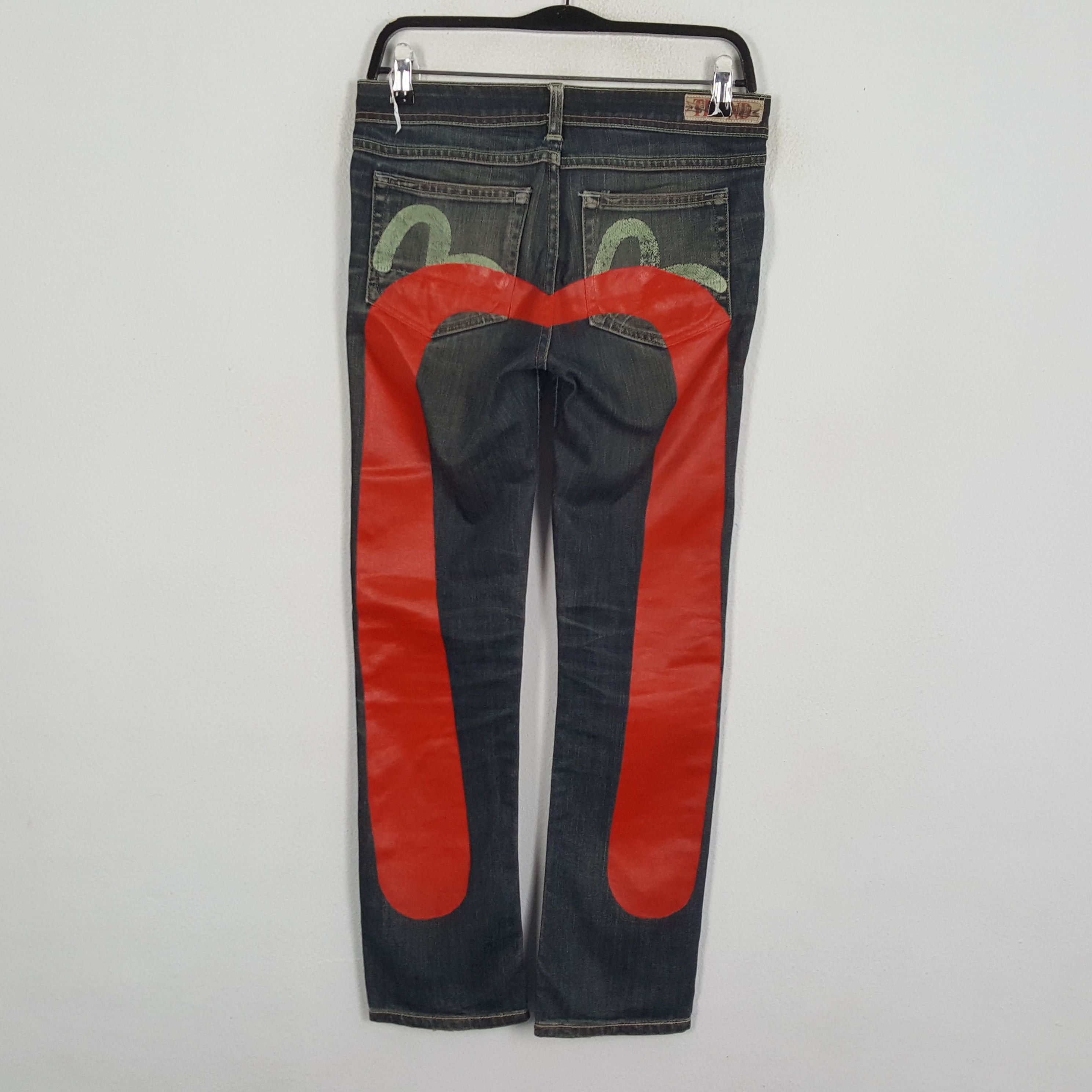 Evisu × Japanese Brand × Puma EVISU x PUMA Japanese Brand Custom Daicock Style Jeans Size 29" - 1 Thumbnail