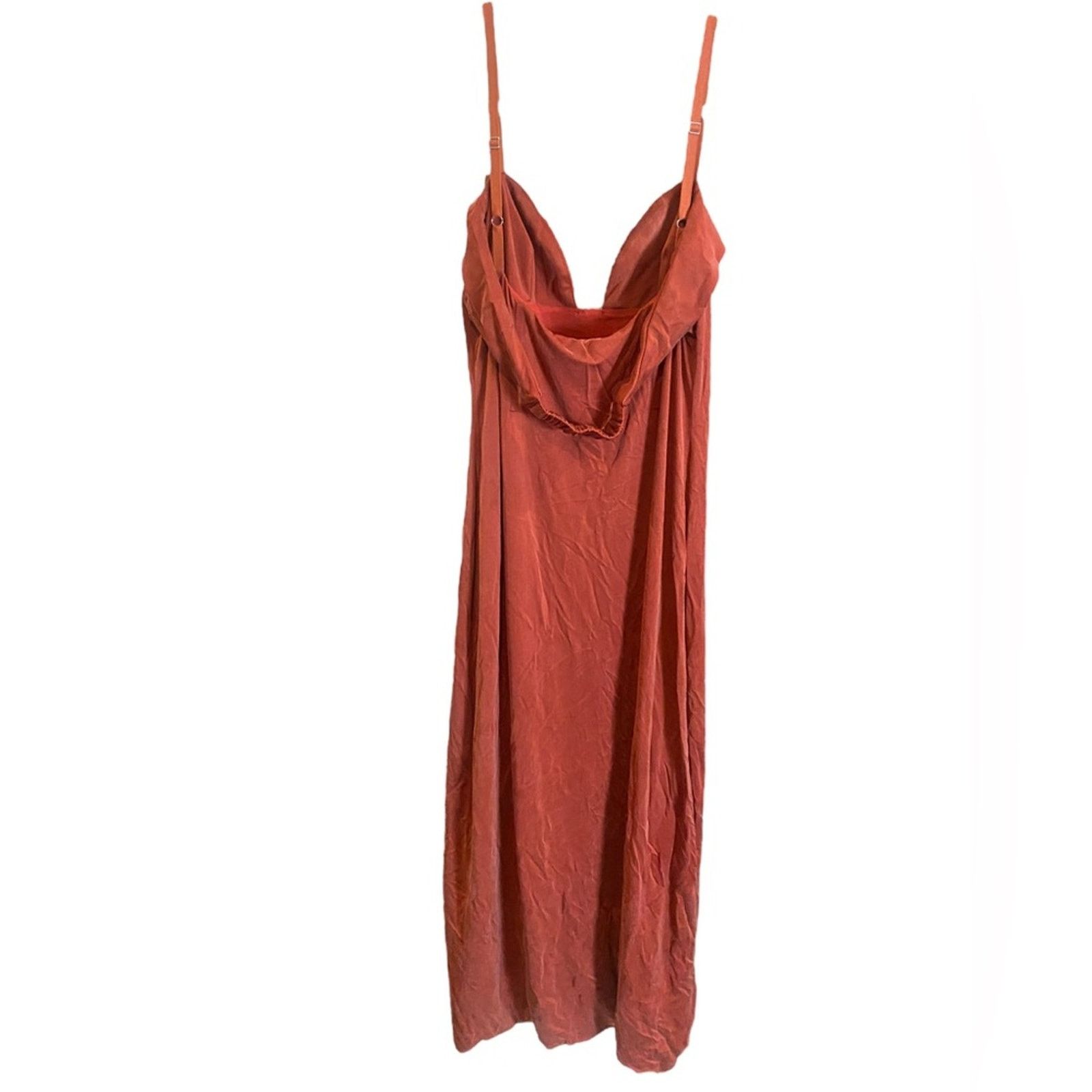 Jacquemus JACQUEMUSOrange Le Raphia Midi Terracotta Dress 40 Size L / US 10 / IT 46 - 4 Thumbnail