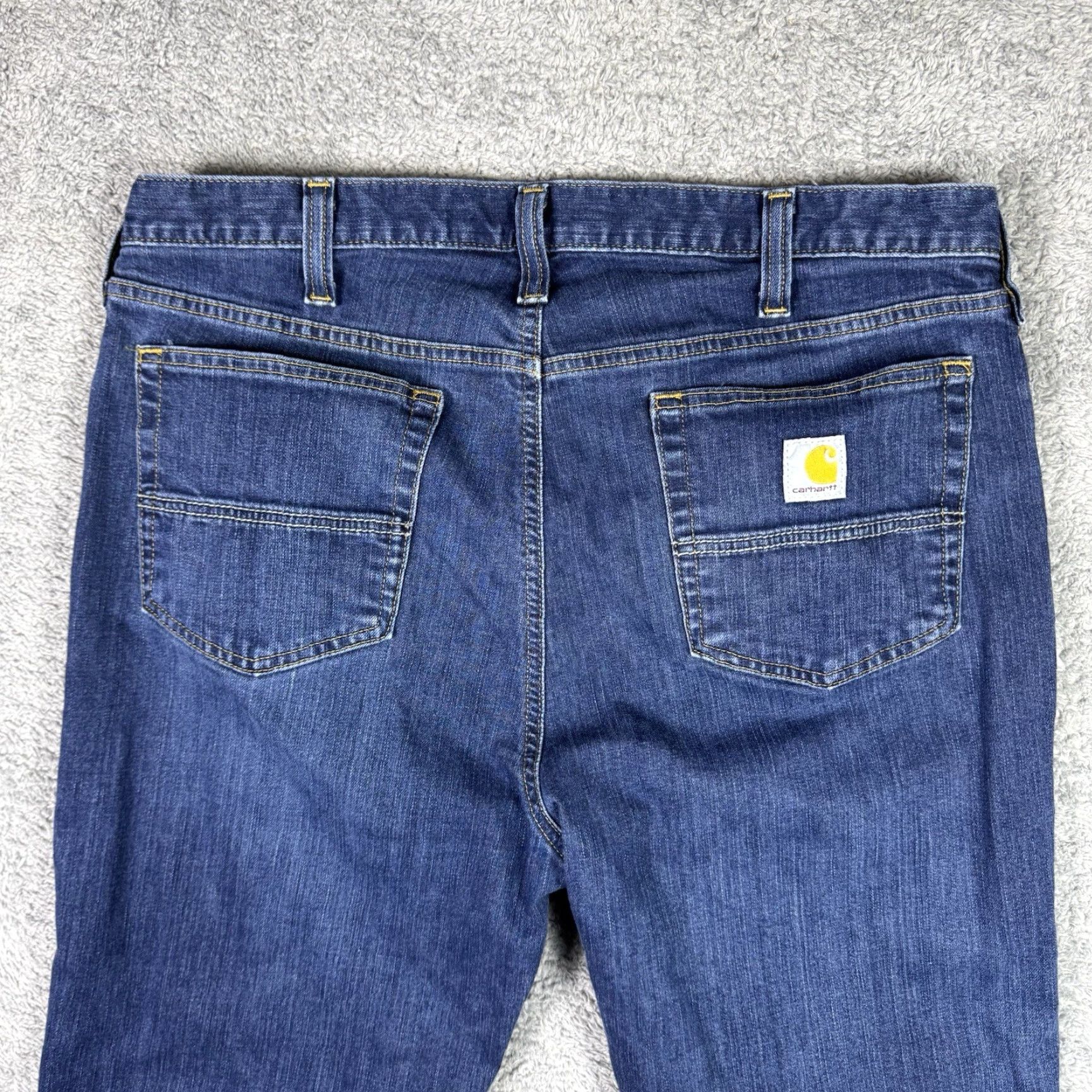 Carhartt Carhartt Jeans Mens 36x36 Rugged Flex Relaxed Taper Workwear BD2807-M 102807-491 Size US 36 / EU 52 - 4 Thumbnail