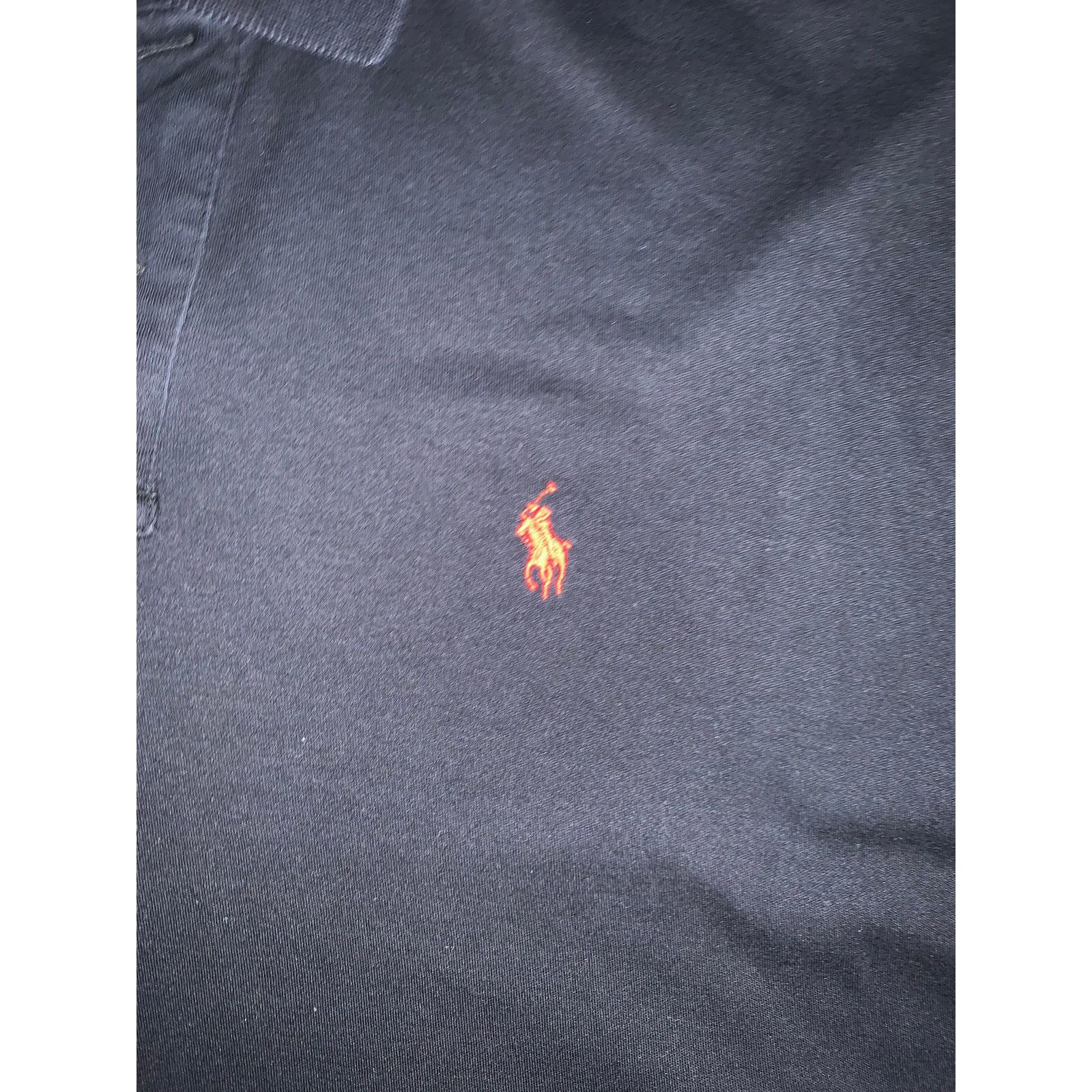 Polo Ralph Lauren Polo Ralph Lauren Polo Shirt Mens XL Black Red Horse Cotton Size US XL / EU 56 / 4 - 3 Thumbnail