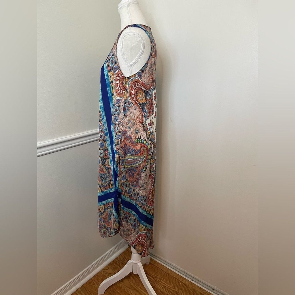 Zara Zara Scarf Style Paisley Satin Dress S Size S / US 4 / IT 40 - 5 Thumbnail