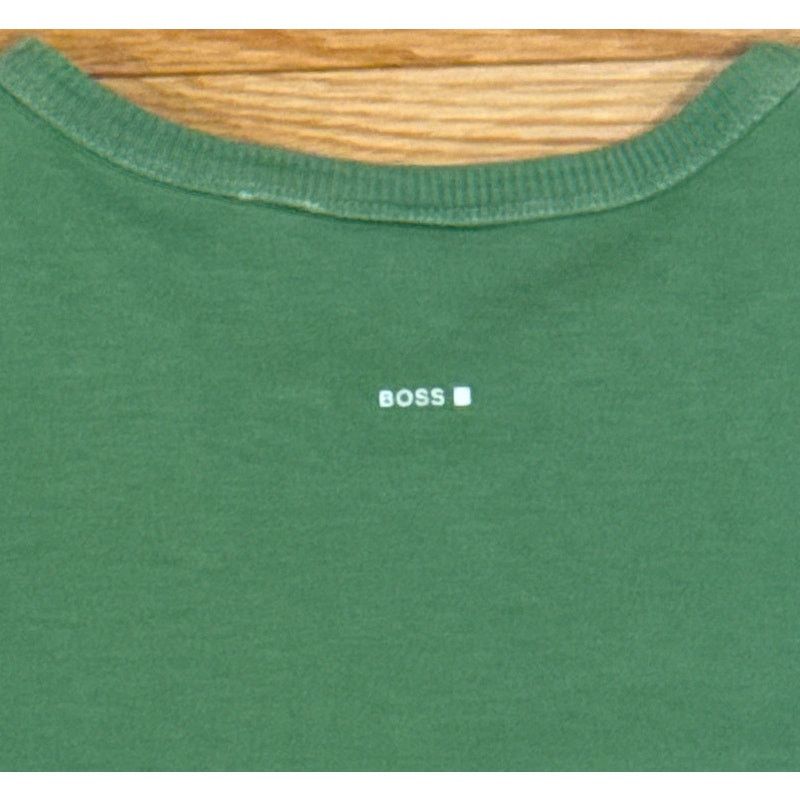 Hugo Boss Vintage Hugo Boss Orange Label Tee Green Small Early 2000s Size US S / EU 44-46 / 1 - 3 Thumbnail