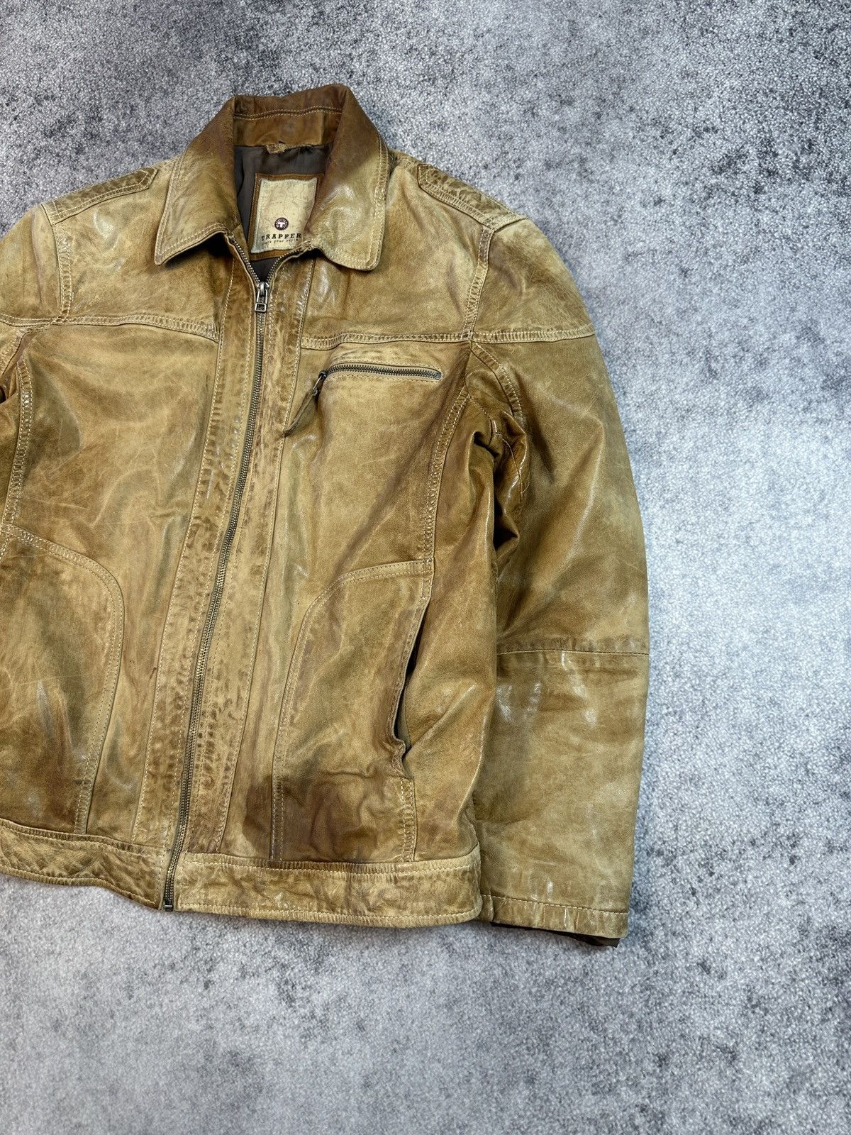 Vintage Y2K Vintage Avant Garde Leather Jacket Opium Rare 90s Casual Size US L / EU 52-54 / 3 - 3 Thumbnail