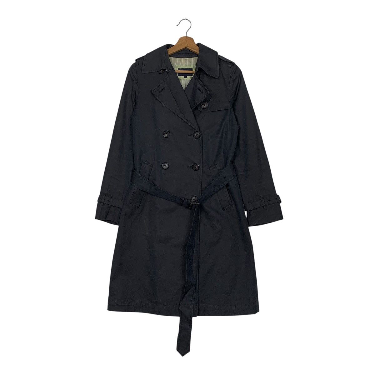 SHIPS Japanese Brand Ships Double Breasted Trenchcoat Size M / US 6-8 / IT 42-44 - 1 Thumbnail