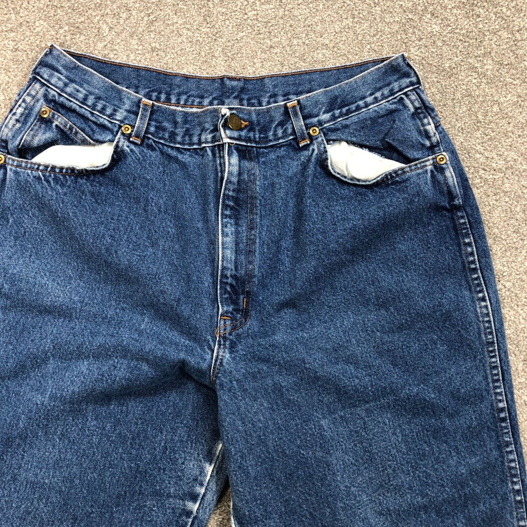 Vintage VINTAGE CHIC JEANS Women 20 High Rise Tapered Dark Wash USA Made 90s Y2K Mom Size 42" / US 20 - 7 Thumbnail