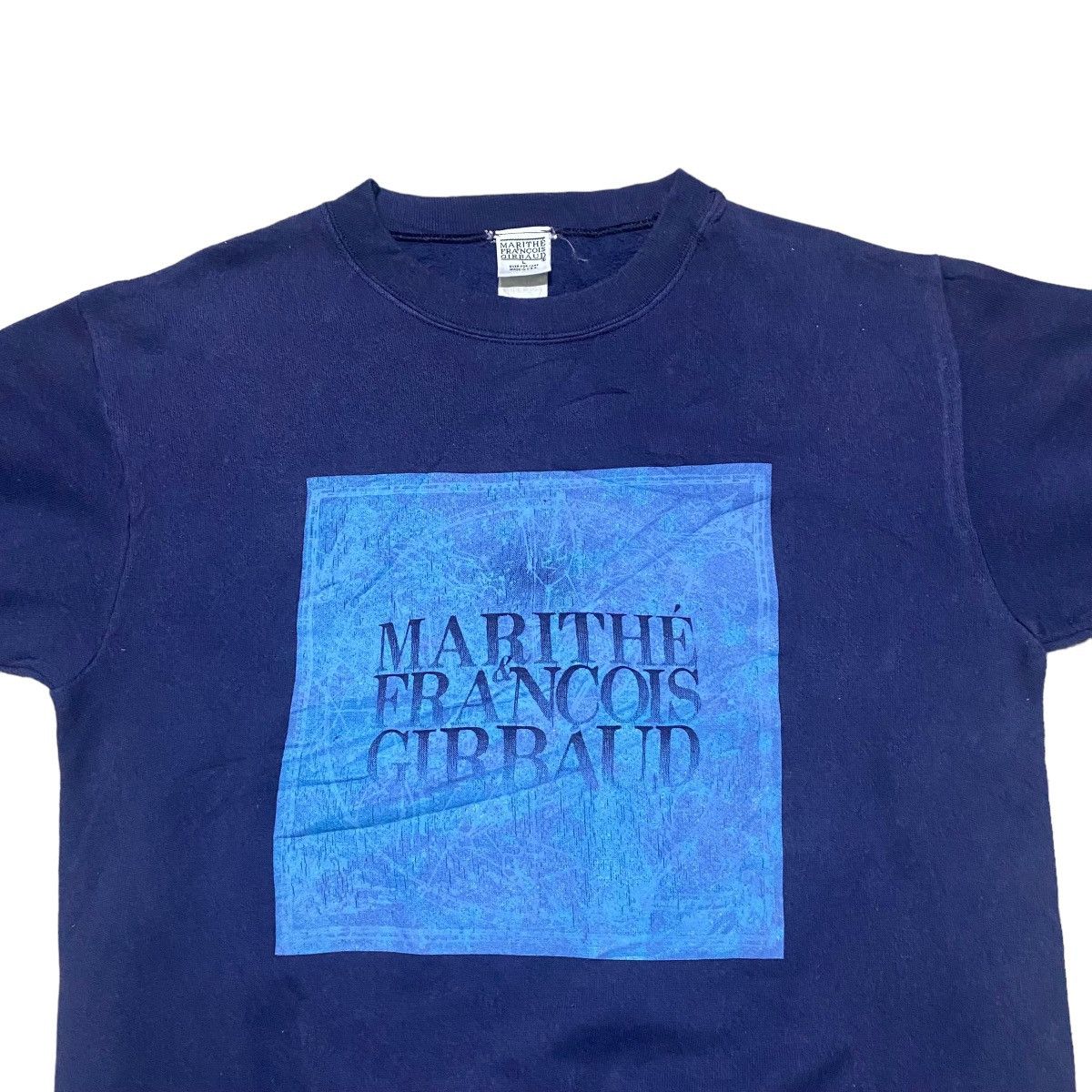 Marithe + Francois Girbaud Vintage 90s Marithe Francois Girbaud Sweatshirt Big Logo Size L / US 10 / IT 46 - 3 Thumbnail