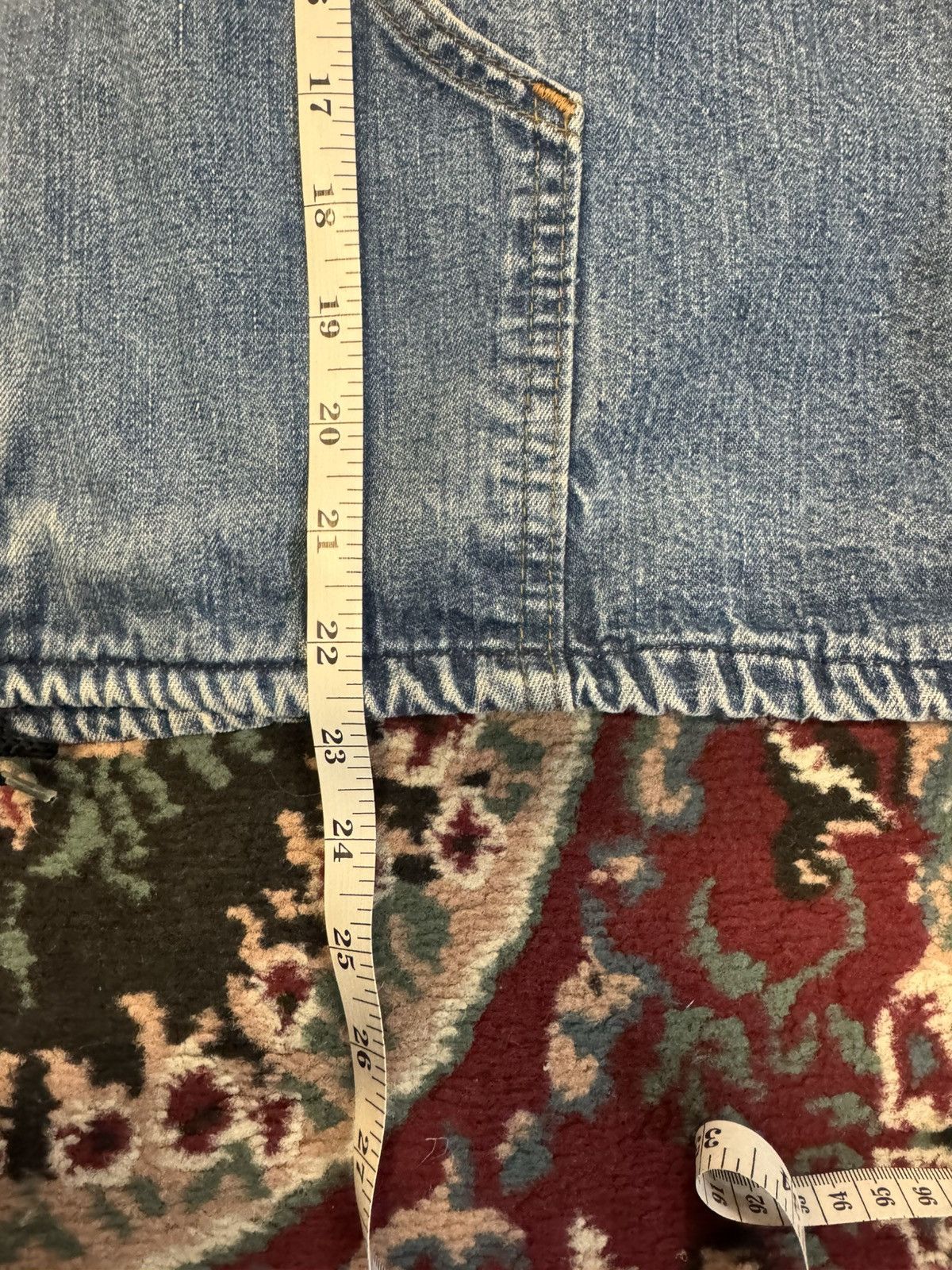 Vintage Vintage 70s 80s Carhartt Workwear denim Jacket Size US L / EU 52-54 / 3 - 9 Thumbnail