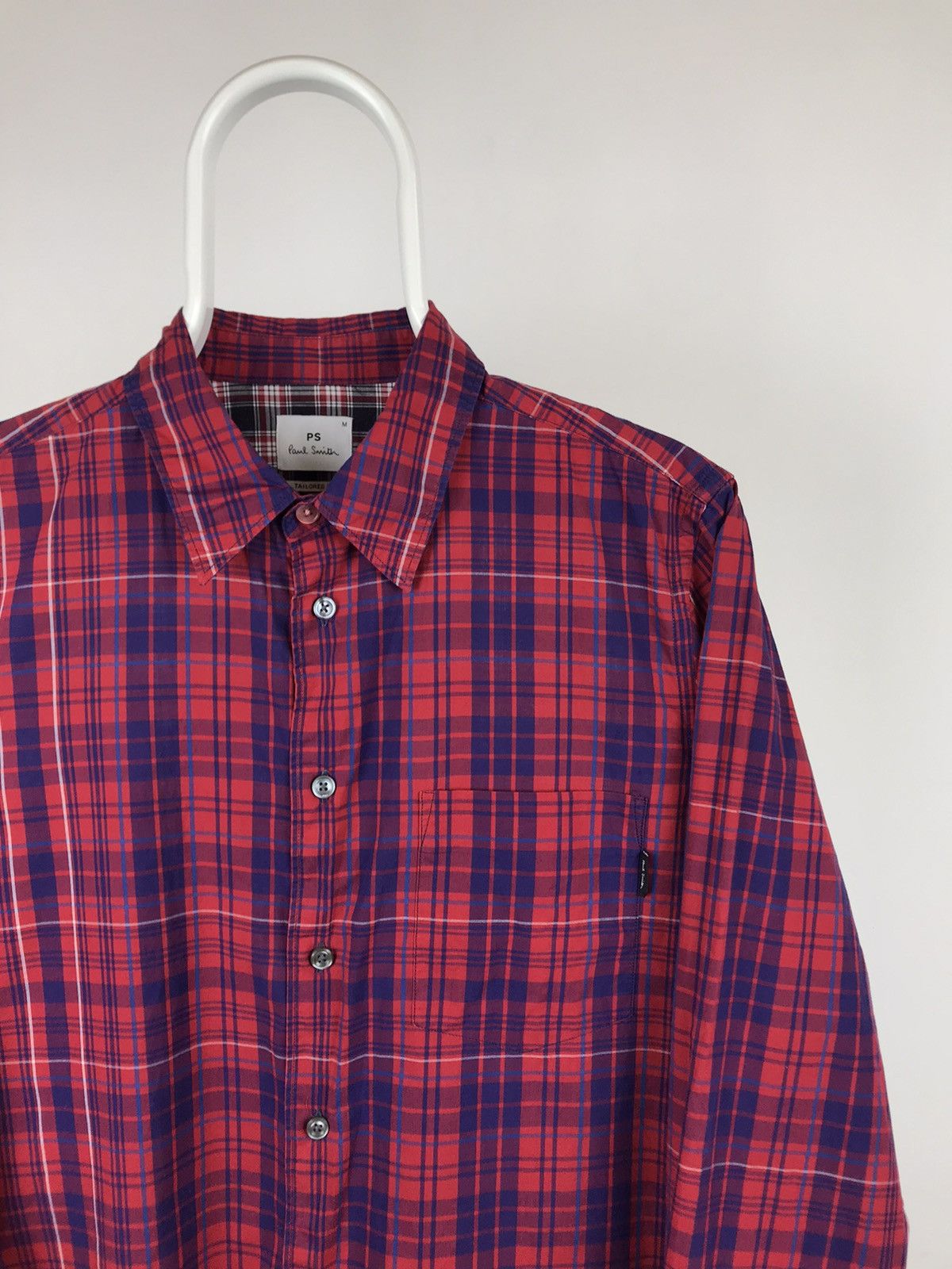 Paul Smith Paul Smith Checkered Long Sleeve Tailored Shirt Size US M / EU 48-50 / 2 - 3 Thumbnail