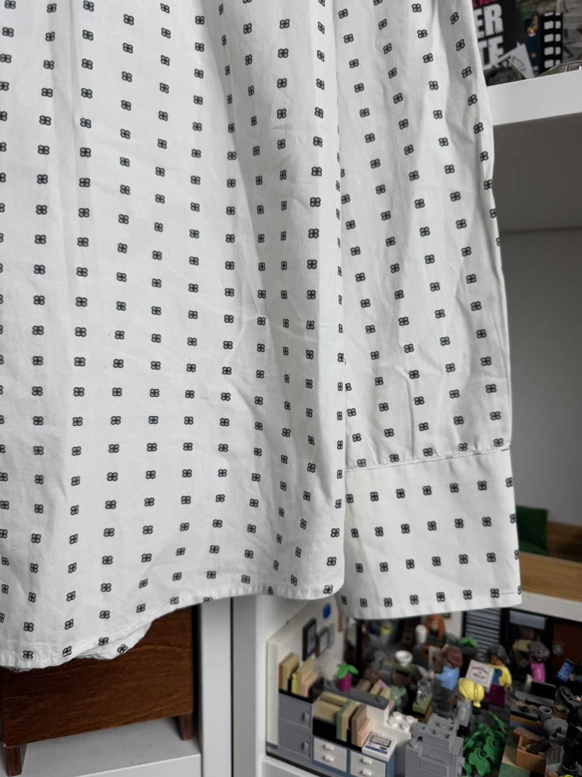 Christian Dior Monsieur × Designer × Dior Christian dior white printed shirt M designer luxury casual Size US M / EU 48-50 / 2 - 5 Thumbnail