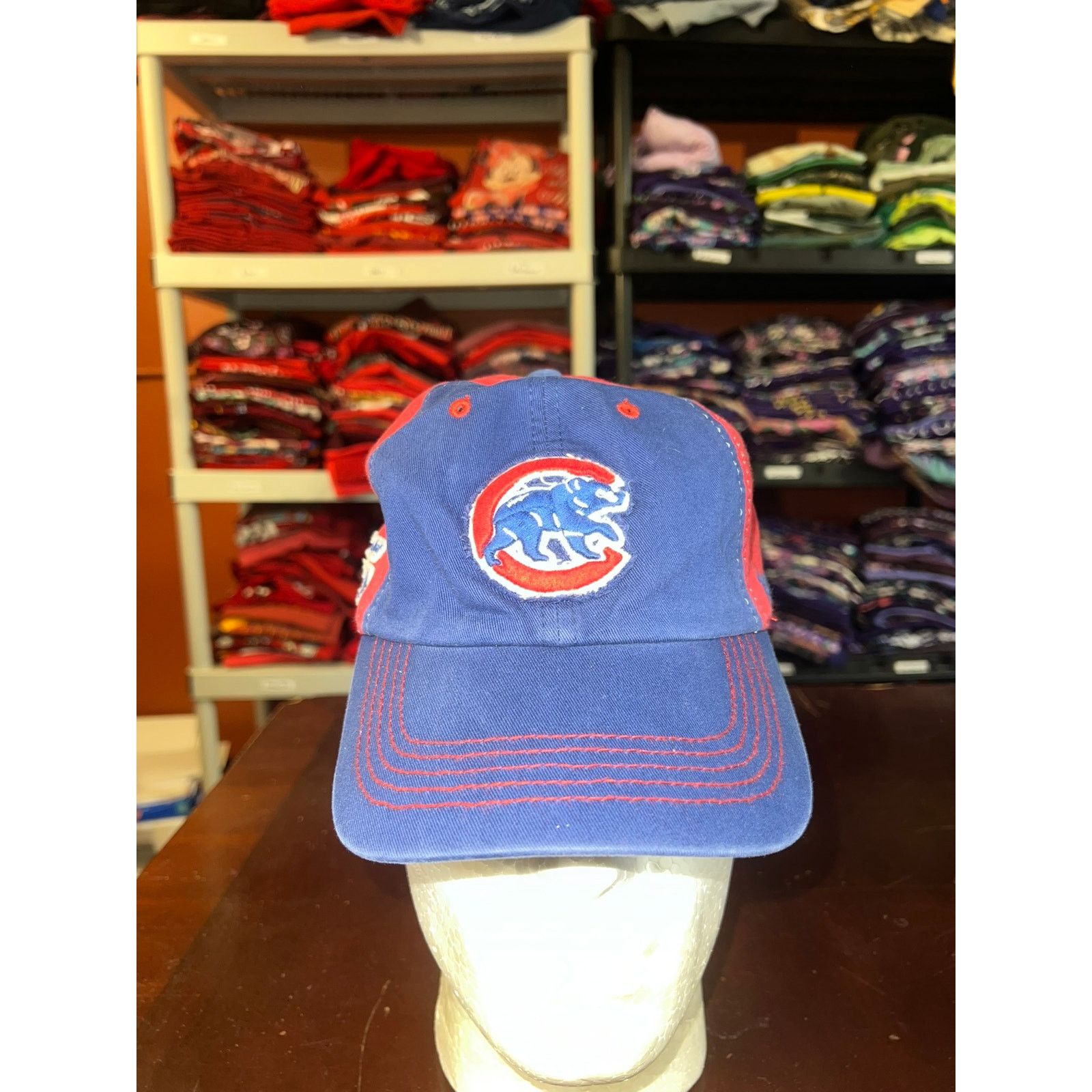 47 Brand Chicago Cubs Hat 47 Brand MLB Baseball Red Blue Cap Headwear Size ONE SIZE - 1 Thumbnail