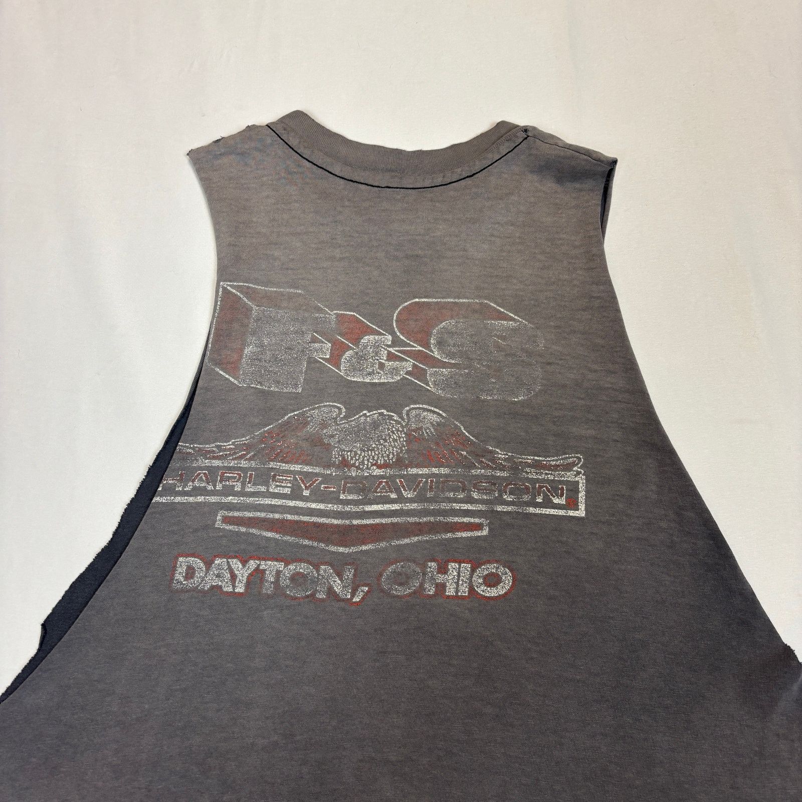 Harley Davidson Vintage 80s Harley Davidson Medium T Shirt Tank Thrashed Size US M / EU 48-50 / 2 - 5 Thumbnail