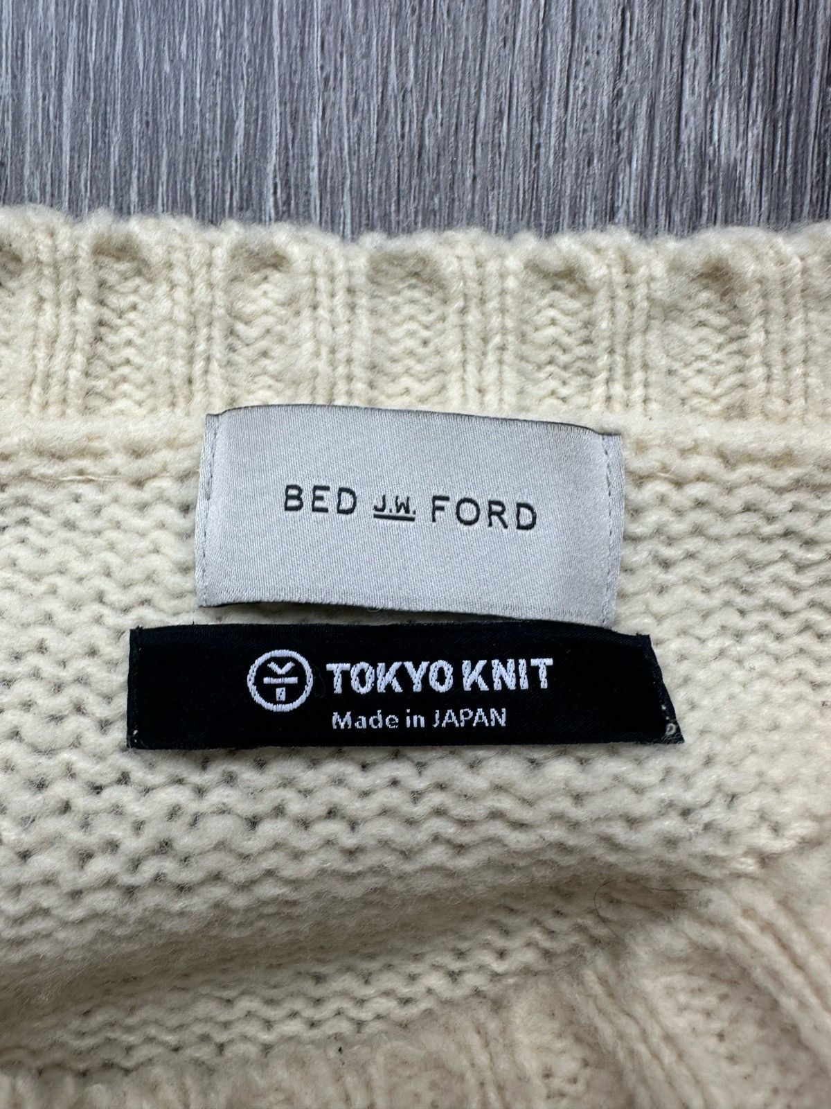 Bed j.w. Ford Tokyo Knit Peace Sign Sweater Size US L / EU 52-54 / 3 - 2 Thumbnail