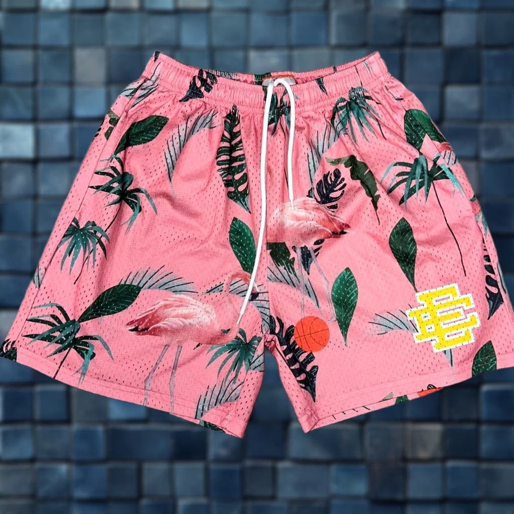 Eric Emanuel ERIC EMANUEL X KEITH HARRING PINK SHORT ART BASEL