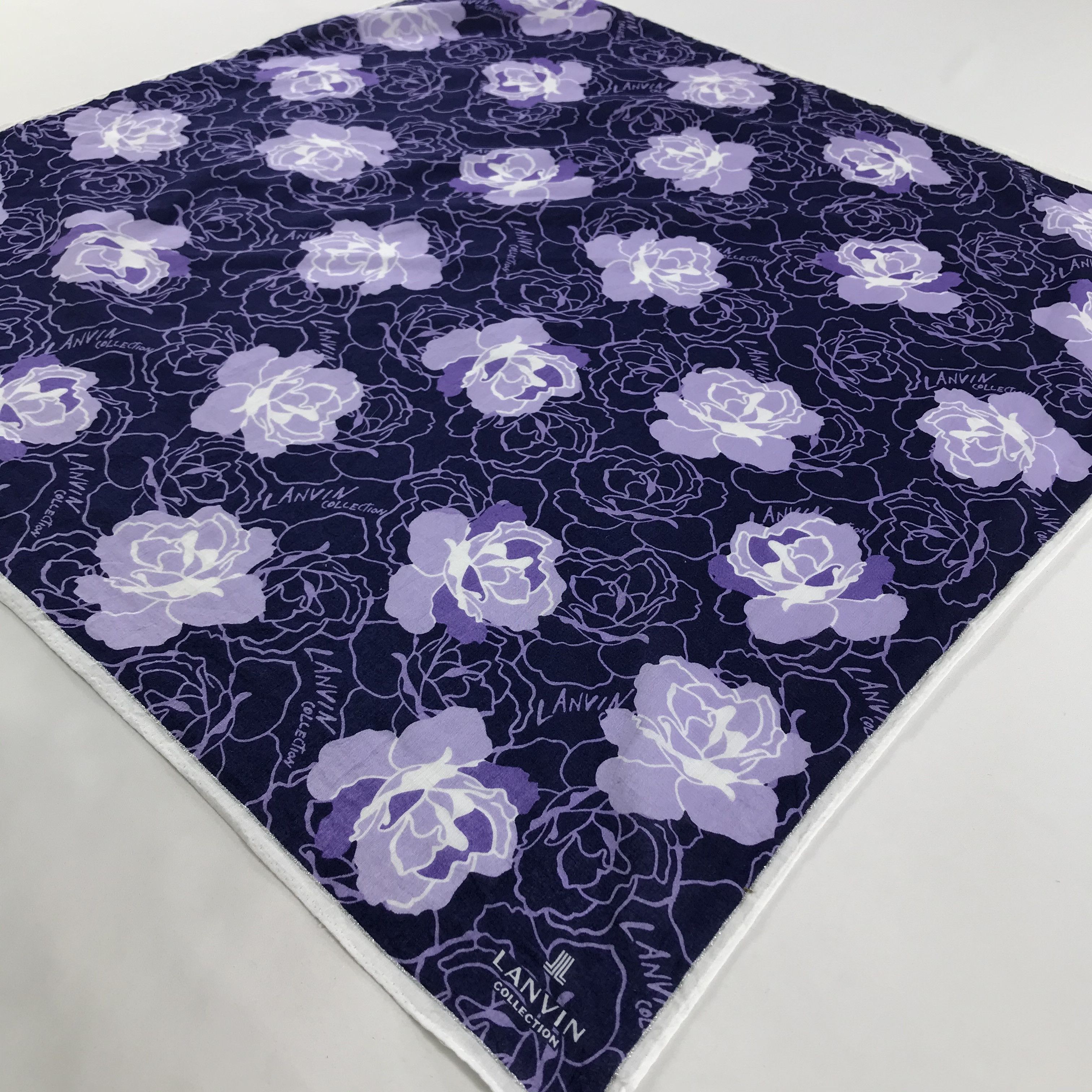 Lanvin × Vintage Lanvin Bandana / Handkerchief / Neckerchief - S1512 Size ONE SIZE - 2 Thumbnail