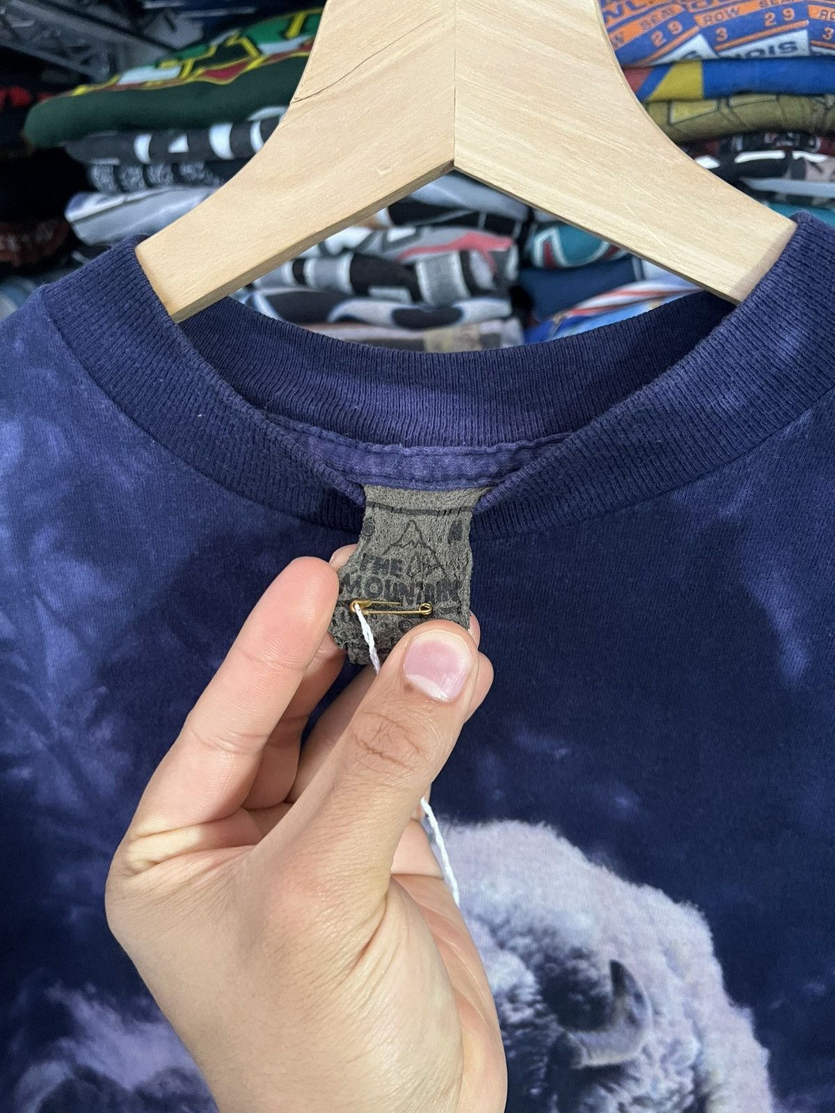 The Mountain 90s The Mountain Bison Animal Nature Tie Dye Tee Size US M / EU 48-50 / 2 - 4 Thumbnail