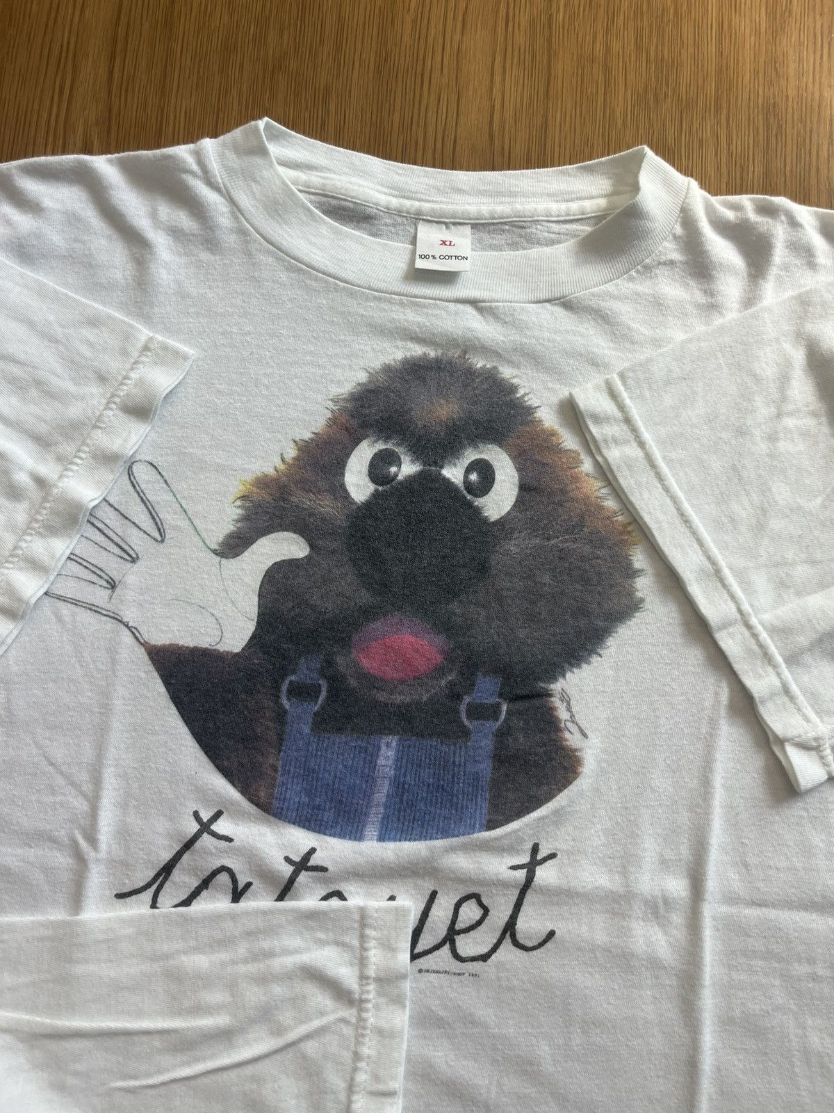 Arts & Science Vintage Tatayet Hand puppet by Michel Dejeneffe 91’s Tshirt Size US XL / EU 56 / 4 - 7 Thumbnail