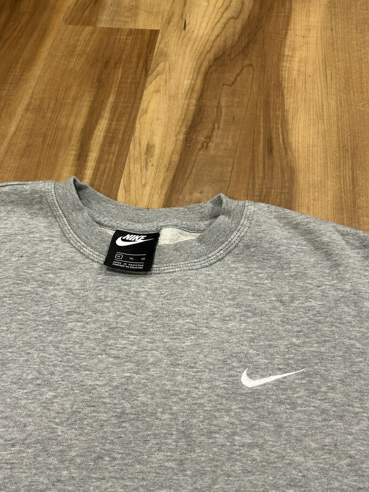 Nike Y2K Grey Nike Crewneck Size US XL / EU 56 / 4 - 2 Thumbnail