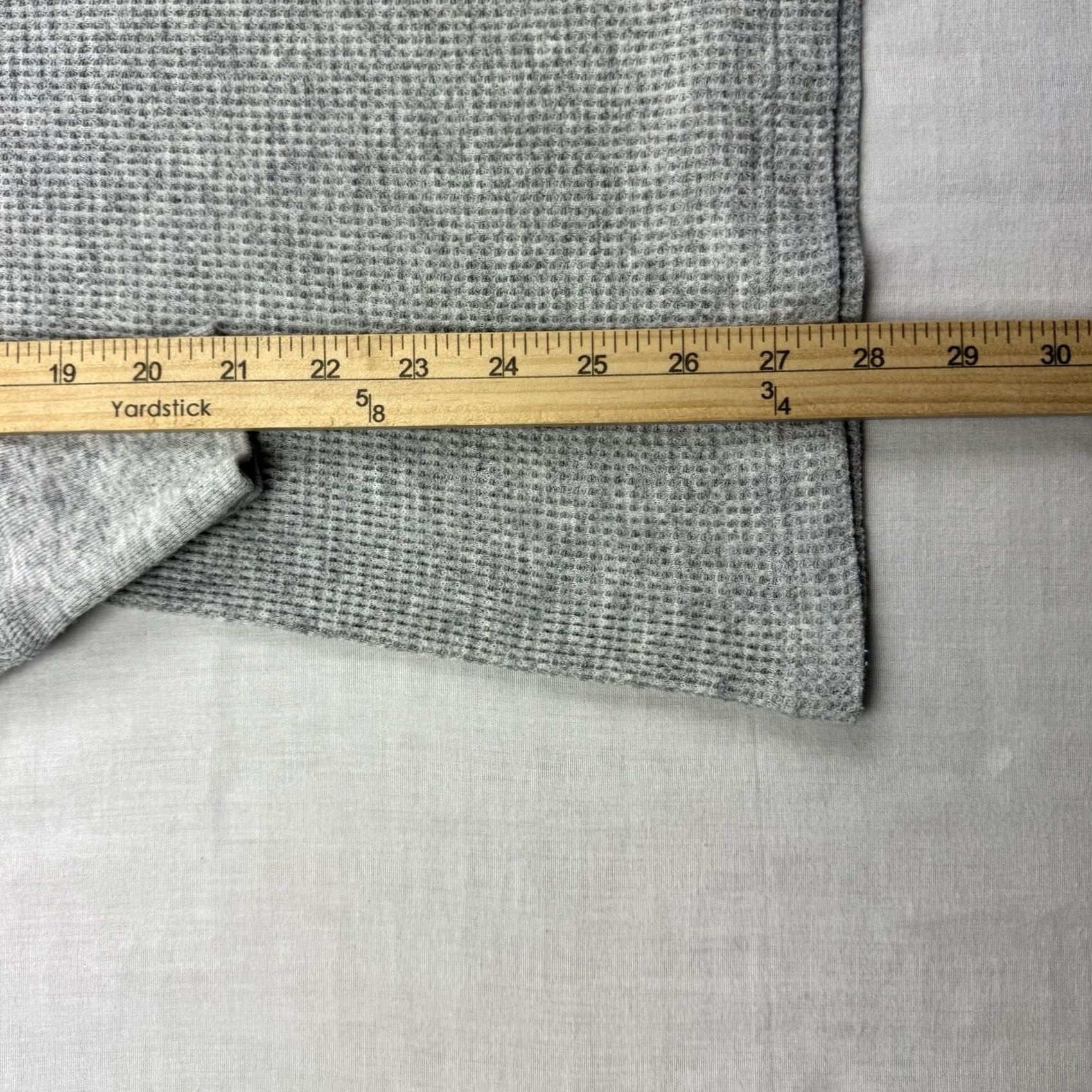 Vintage VINTAGE American Thermal Shirt XL Gray Adult Long Sleeve Crew Neck Hipster 80s Grunge Boy? Mens Size US XL / EU 56 / 4 - 4 Thumbnail