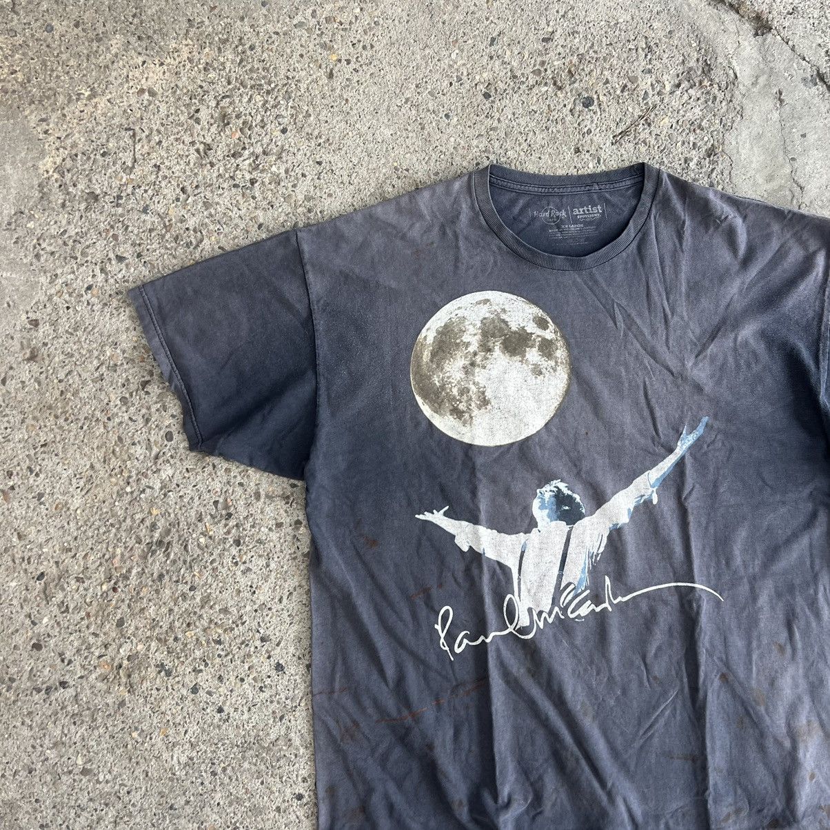 Hard Rock Cafe × Vintage Hard Rock Cafe T-shirt Black Faded Graphic Tee Size US L / EU 52-54 / 3 - 3 Thumbnail