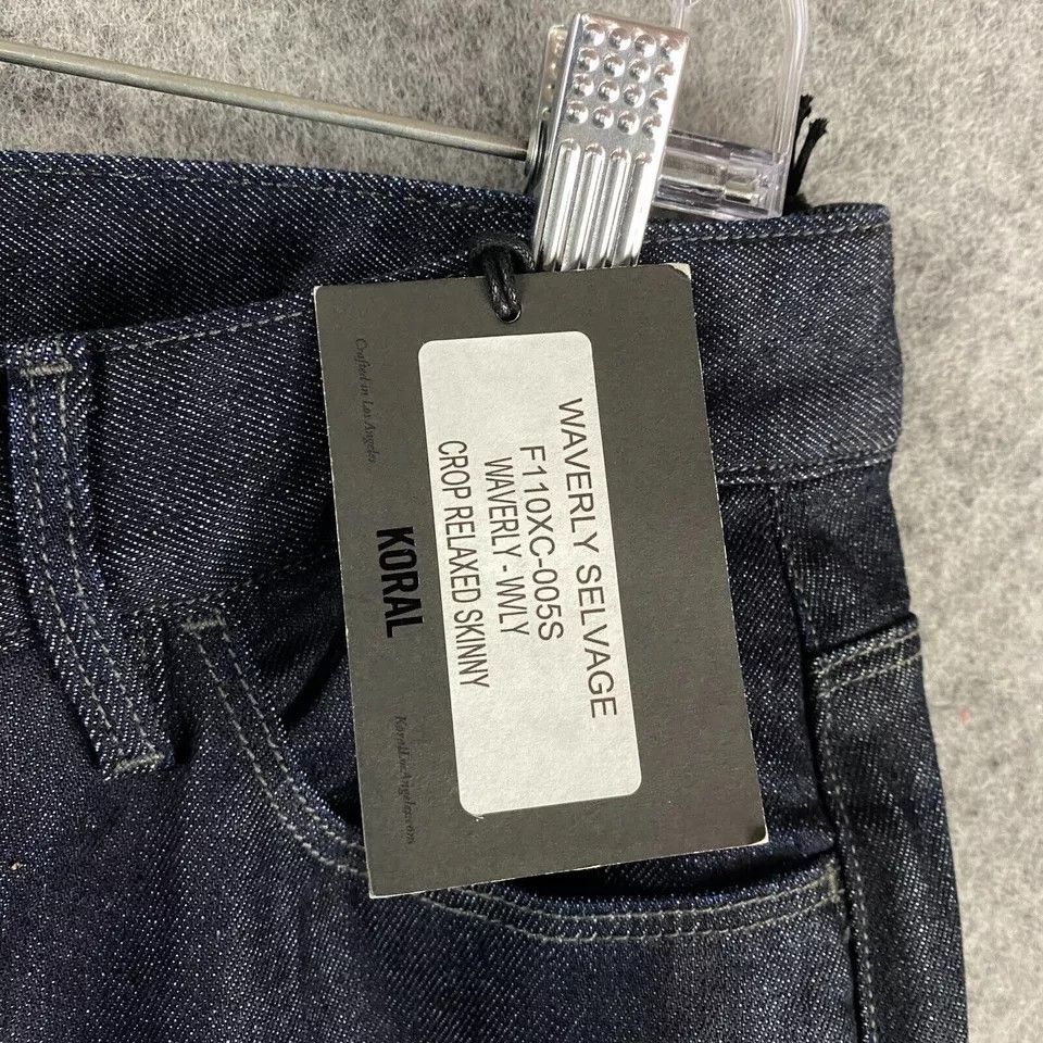 Other Koral Jeans Size 26 Cropped Relaxed Skinny Women's Denim NWT Size 26" / US 2 / IT 38 - 3 Thumbnail
