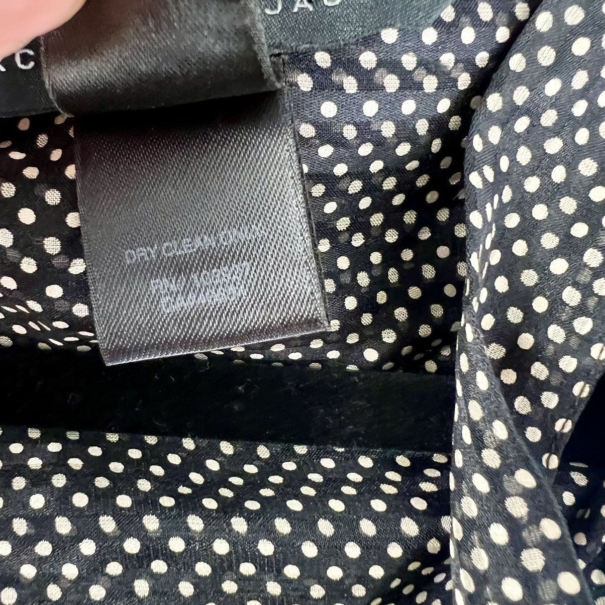 Marc by Marc Jacobs Marc by Marc Jacobs 100% Silk Polka Dots Pulllover Blouse Size M / US 6-8 / IT 42-44 - 8 Thumbnail