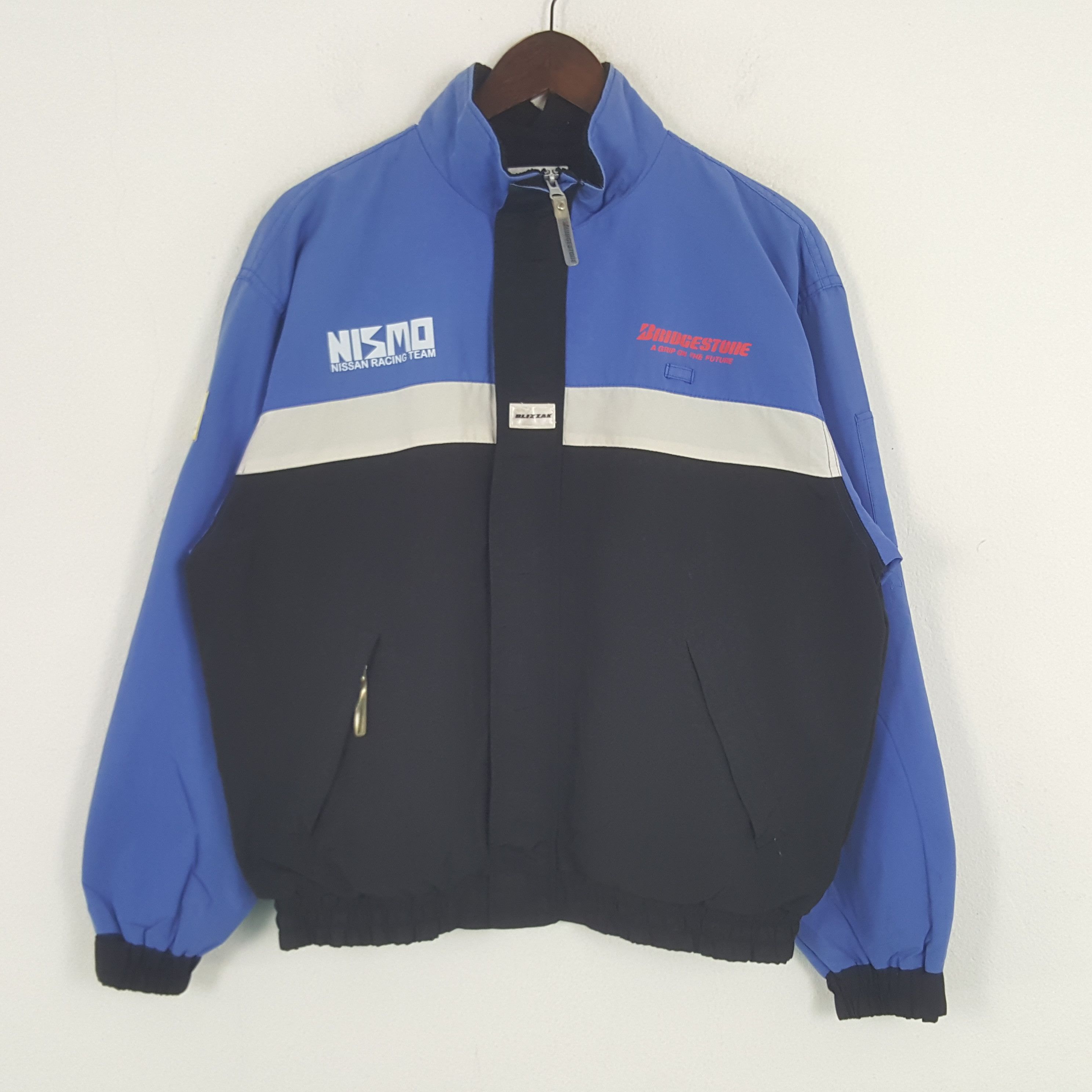 Japanese Brand × Vintage Vintage Bridgestone Custom Nissan Racing Team Worker Jacket Size US L / EU 52-54 / 3 - 3 Thumbnail