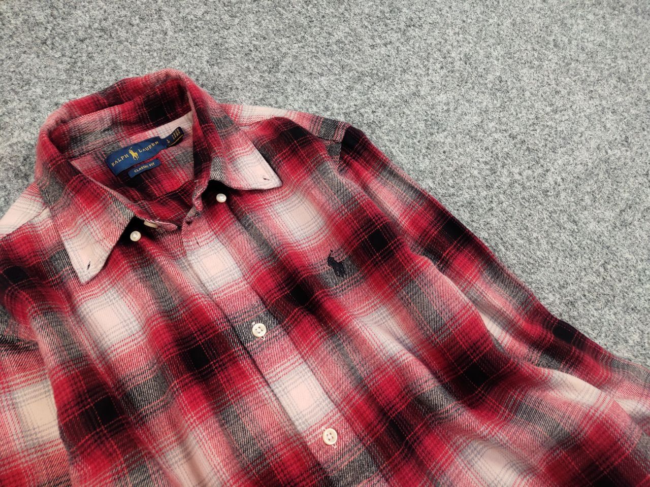 Polo Ralph Lauren Vintage Polo Ralph Lauren Perfect checkered Flannel Shirt Size US L / EU 52-54 / 3 - 11 Thumbnail