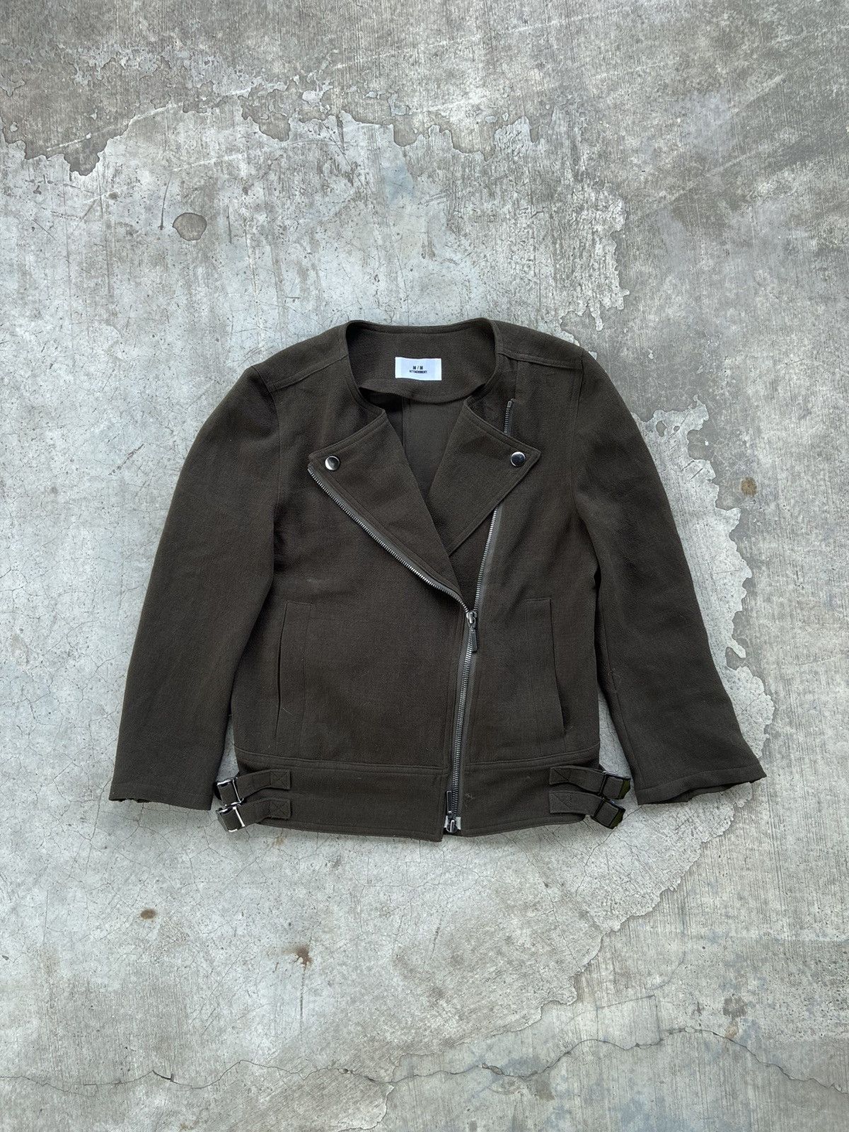 Kazuyuki Kumagai Attachment Vintage Attachment Cotton Blend Double Collar Jacket Size M / US 6-8 / IT 42-44 - 1 Thumbnail