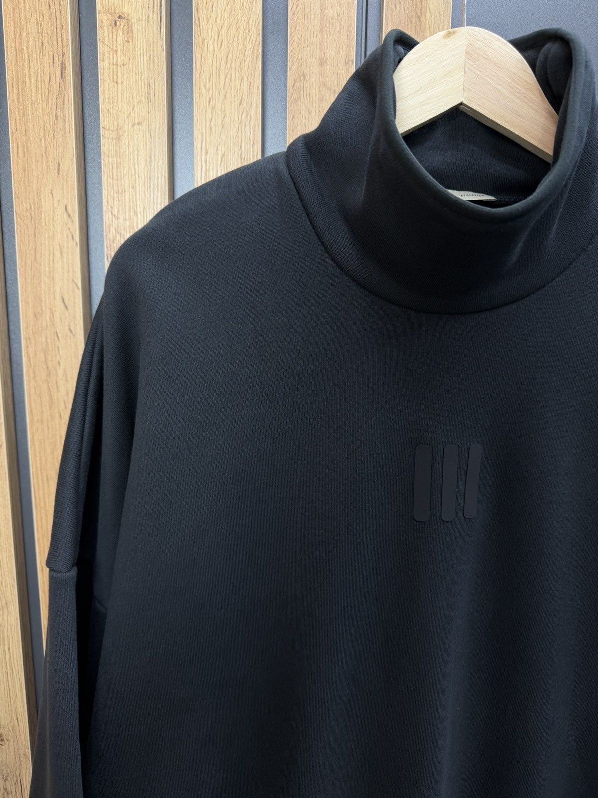 Adidas × Fear of God Adidas x Fear Of God Athletics Fleece Mock Sweatshirt Black Size US M / EU 48-50 / 2 - 5 Thumbnail