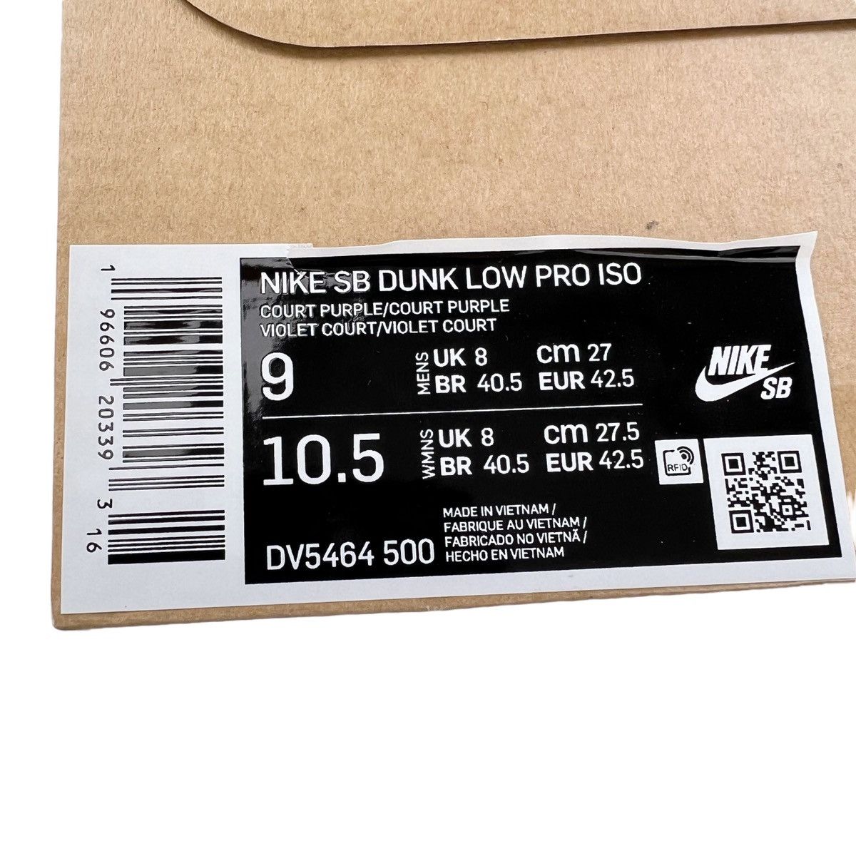 Nike Nike Dunk SB Low Court Purple Size US 9 / EU 42 - 5 Thumbnail