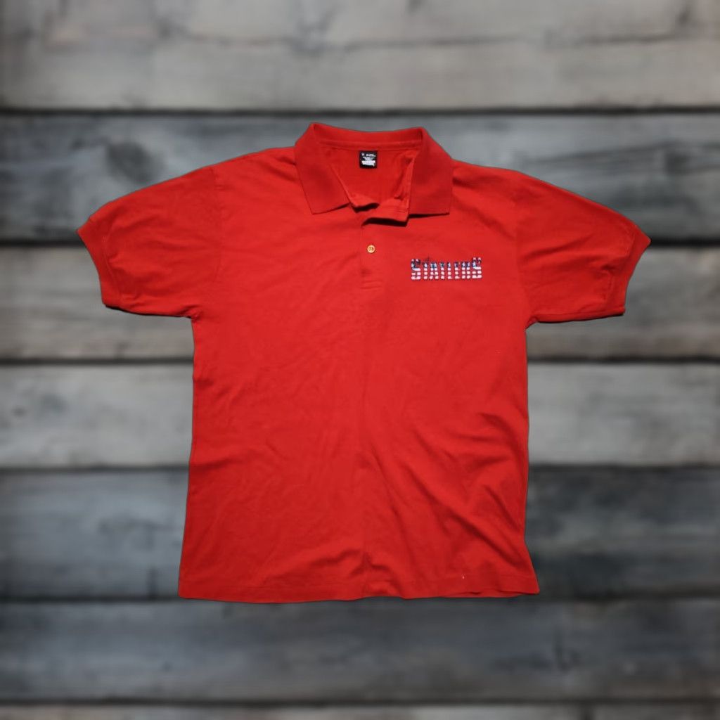 Vintage VINTAGE Screen Stars Red Polo Shirt Size M Mens Country Gospel 70s 80s 90s Size US M / EU 48-50 / 2 - 1 Thumbnail