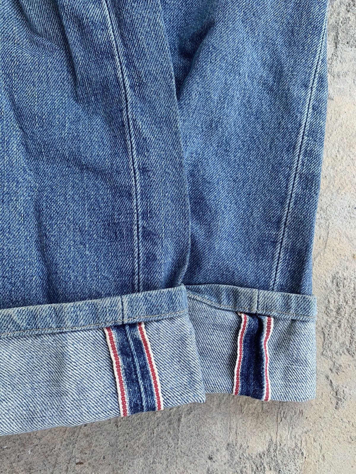 Edwin × Japanese Brand Edwin 505X Selvedge Distressed Denim Size US 28 / EU 44 - 8 Thumbnail