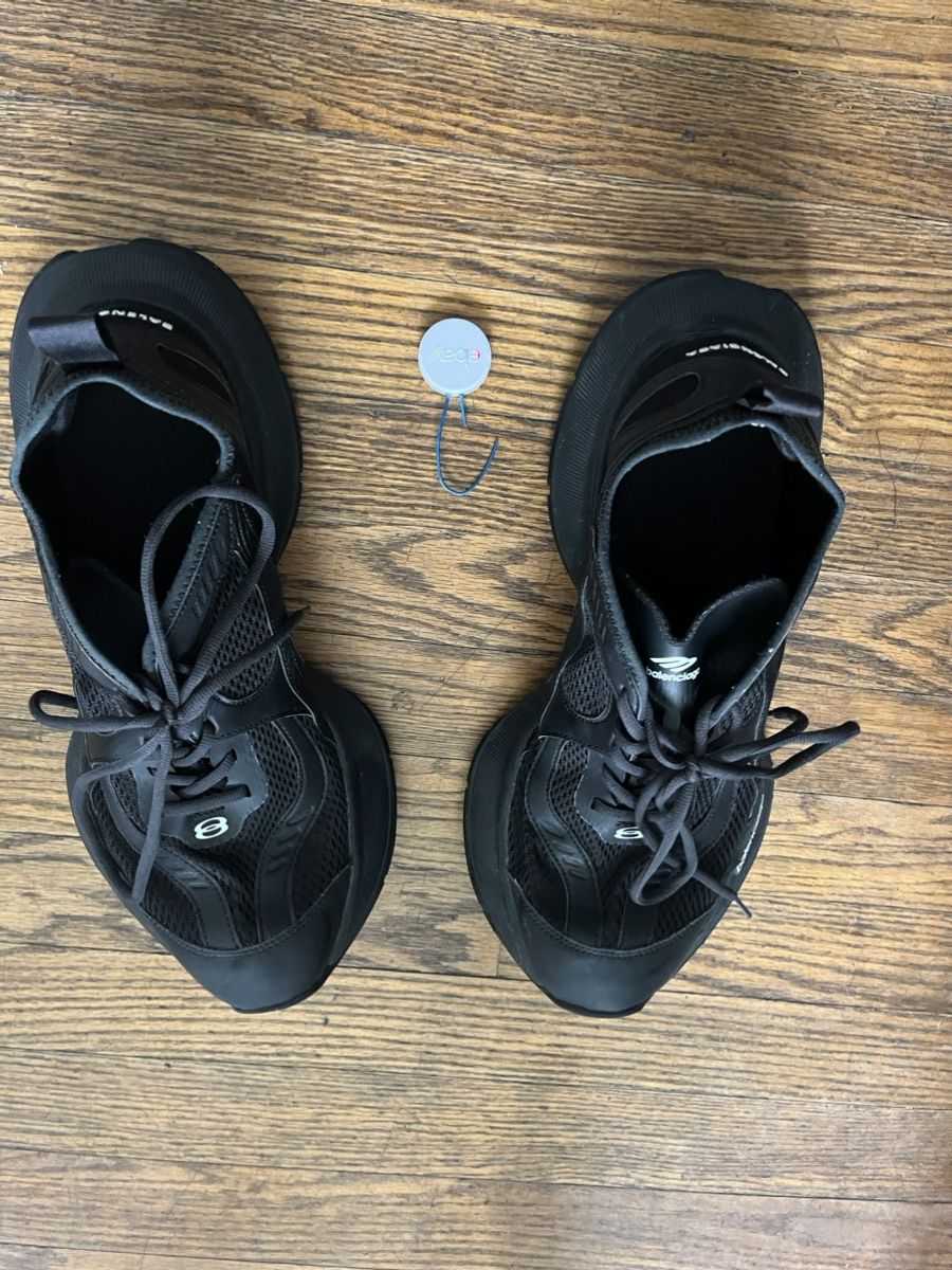 Balenciaga × Designer Balenciaga circuit black sneaker 12 Size US 12 / EU 45 - 6 Thumbnail