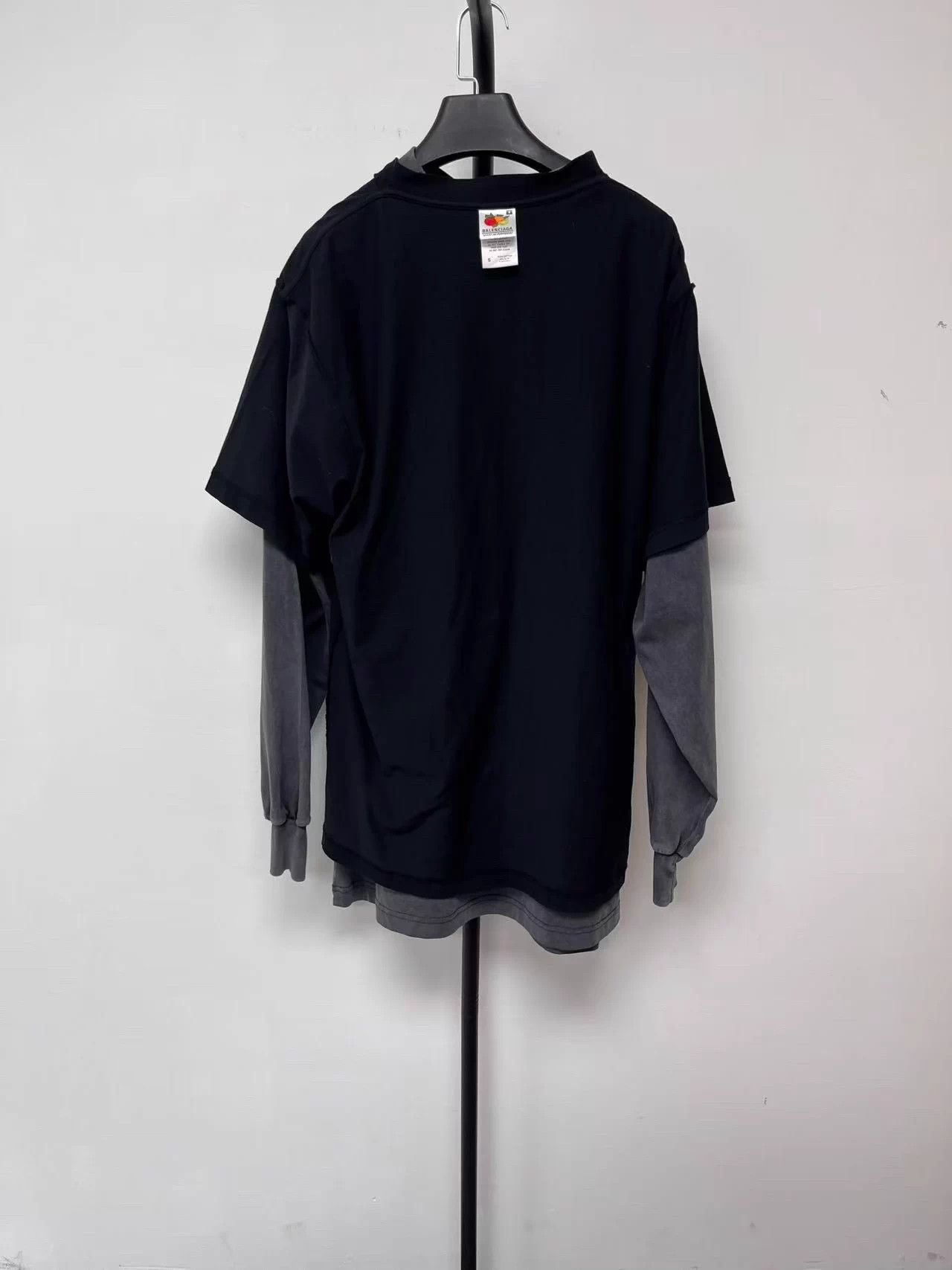 Balenciaga Balenciaga solid two-tone crewneck LS oversized men's Size US L / EU 52-54 / 3 - 2 Thumbnail